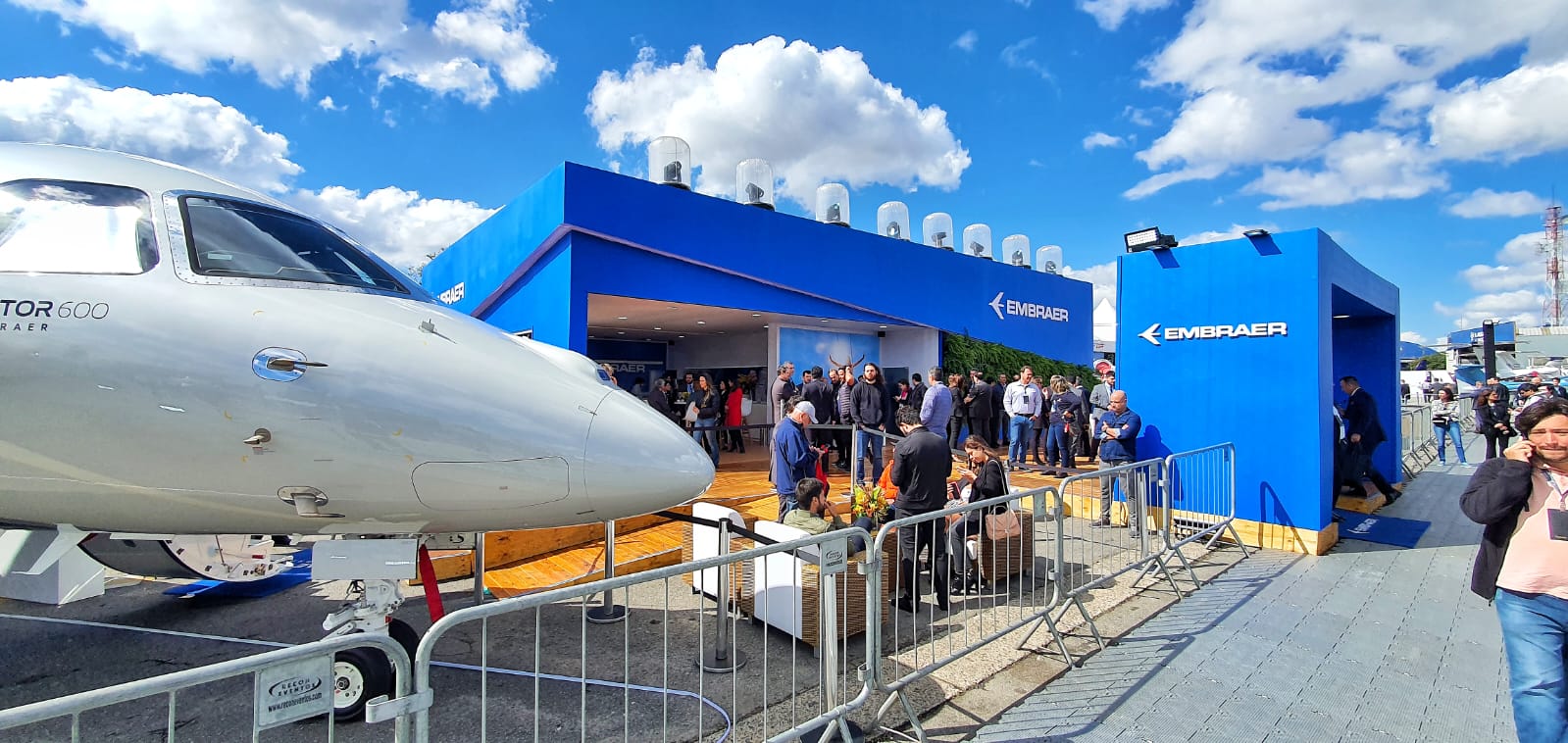 Embraer static display at LABACE 2022