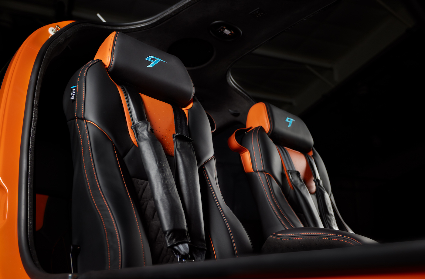 SR Series Limited Edition interior seats featuring new colors and the number nine.