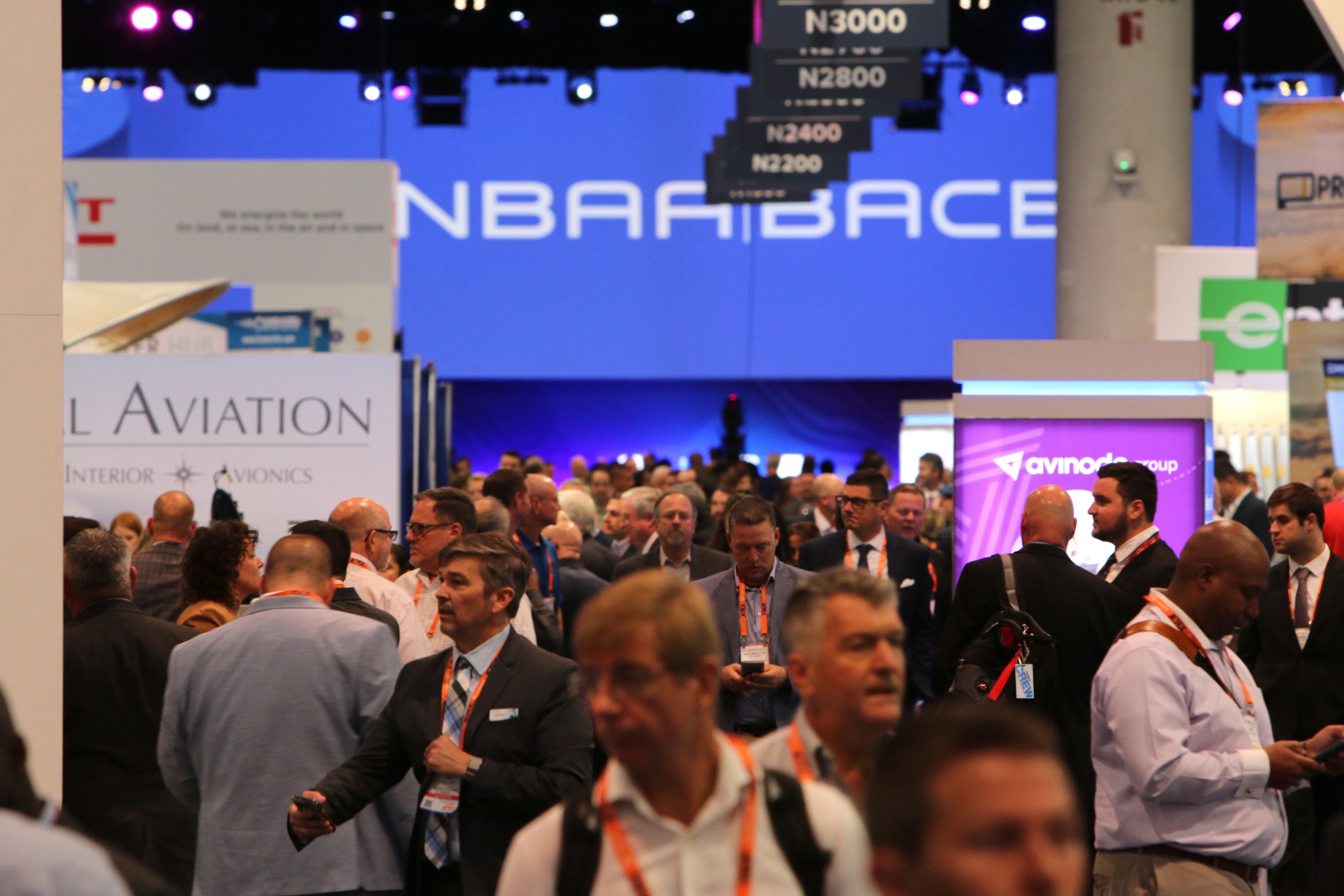 NBAA-BACE 2023 crowd