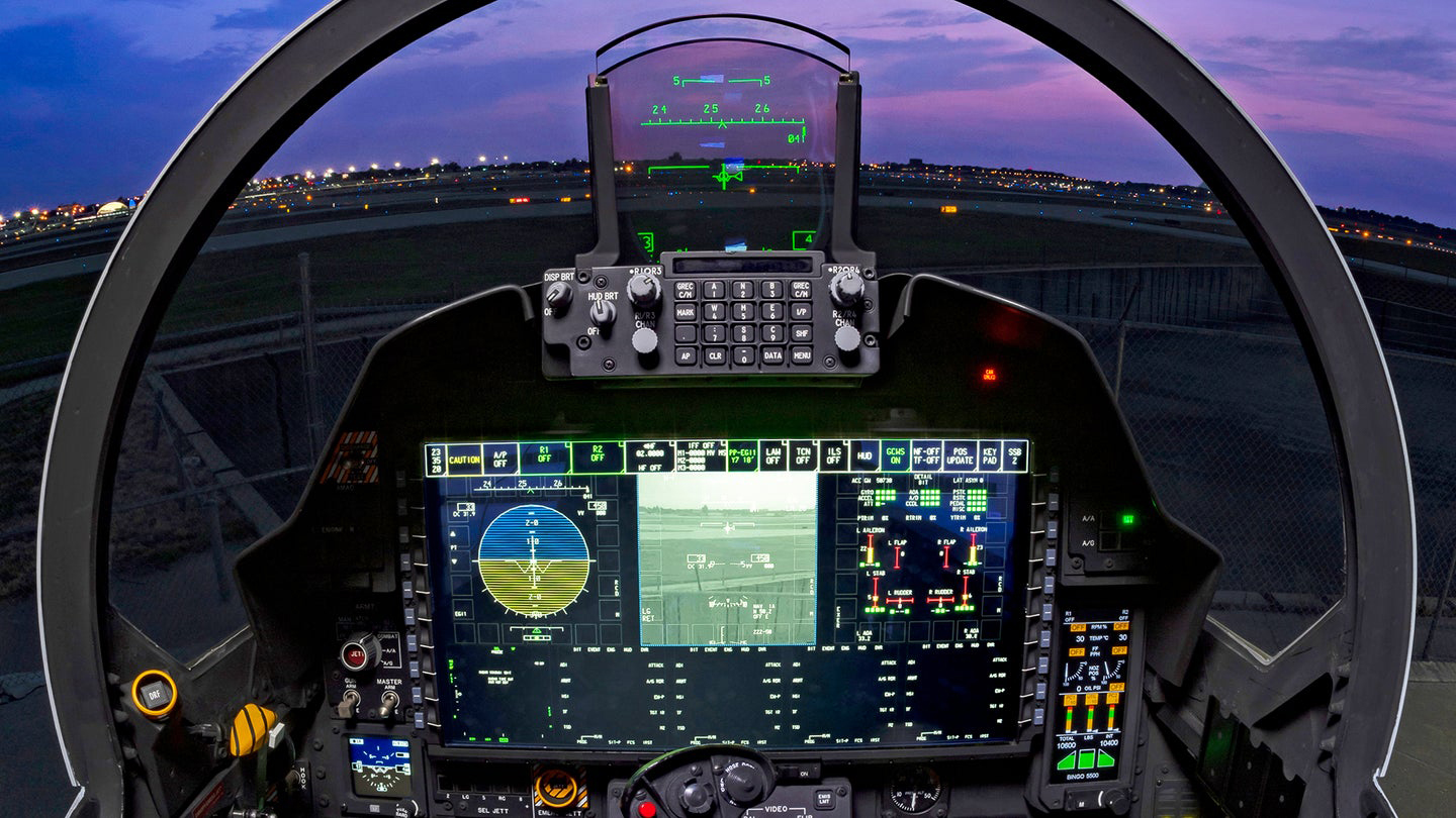 F-15QA cockpit