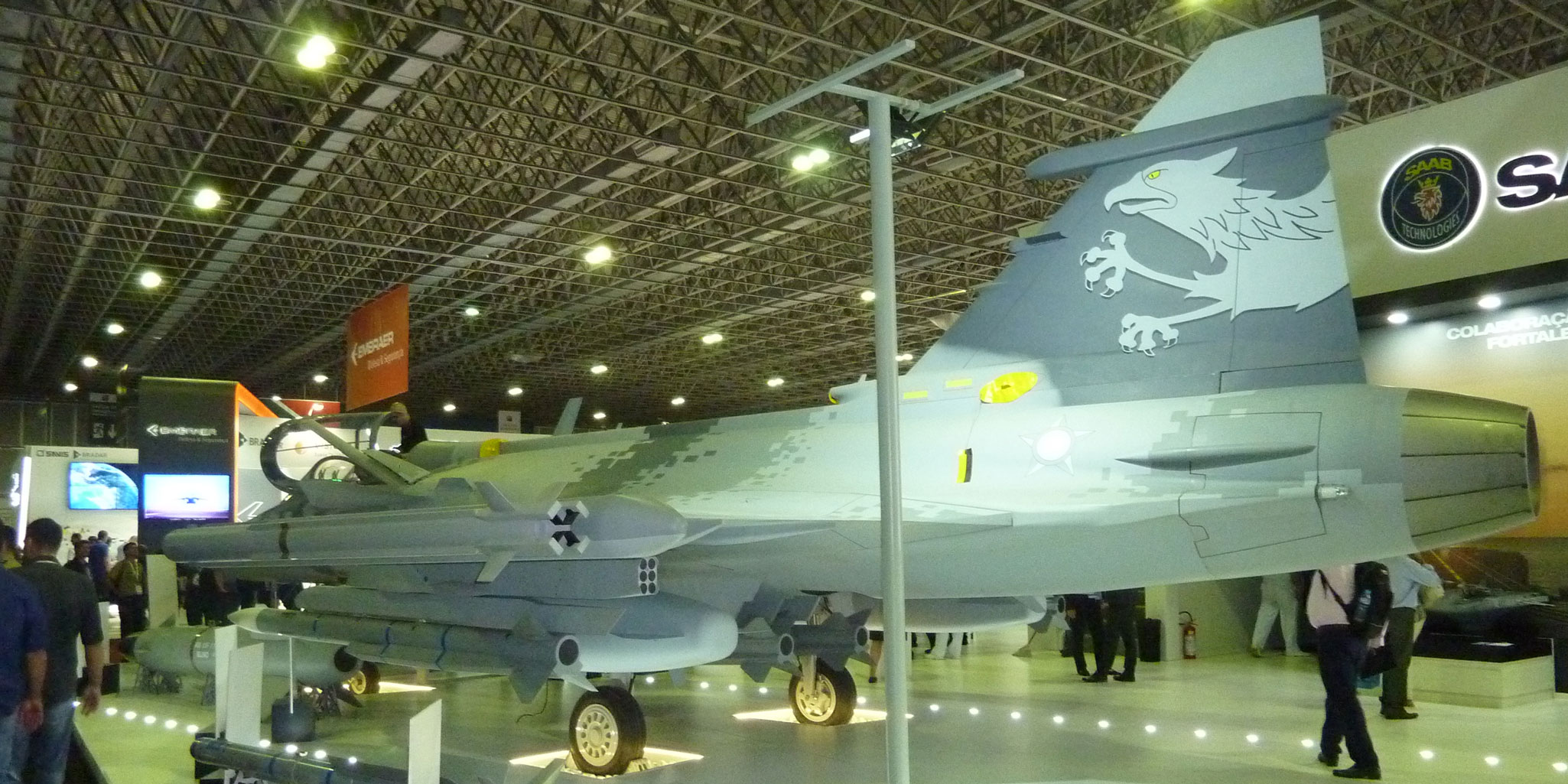 fighter jets in hangar