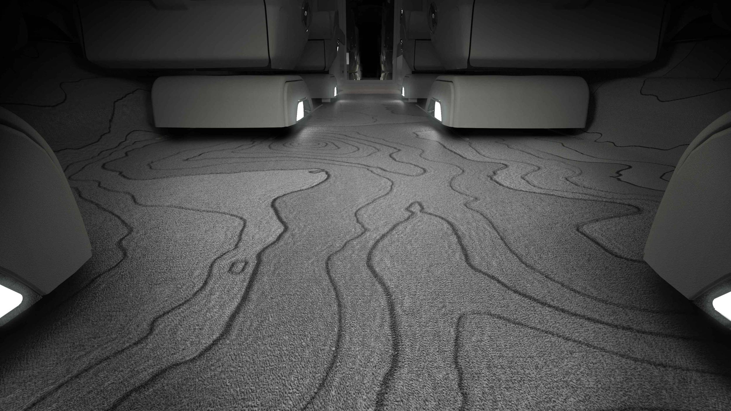 Ascend business jet floors