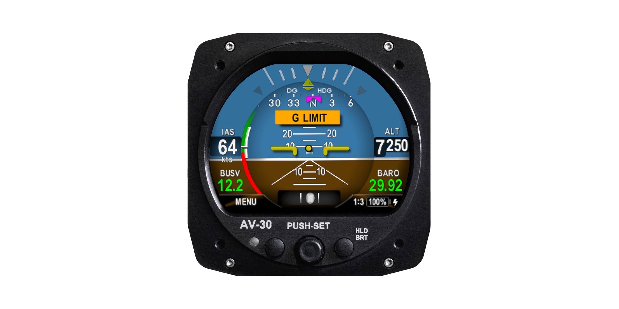 uAvionix AV-C-30 Displays