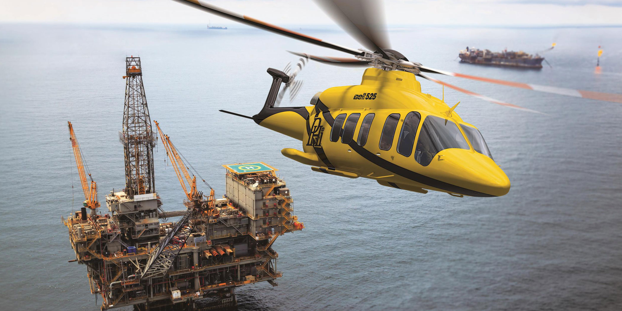 The 525 Relentless, which is expected to gain certification by 2019, was designed to support offshore oil and gas operations. 