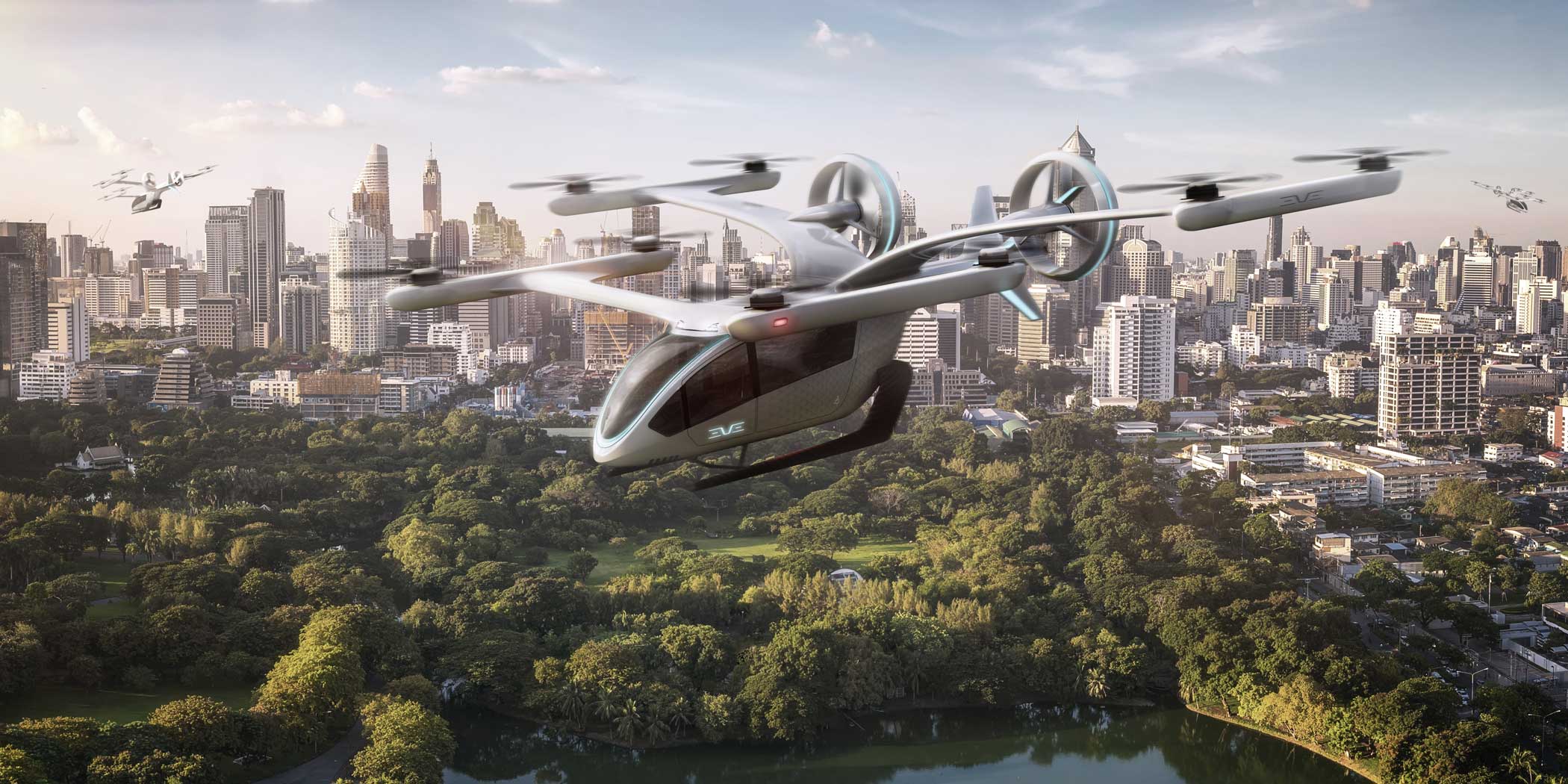 Eve Urban Air Mobility is expected to fly its full-scale proof-of-concept prototype this year.