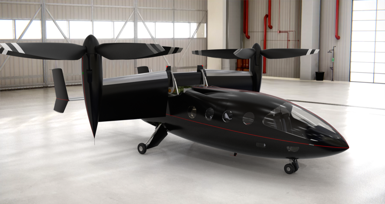 Transcend's Vy 421 tiltwing aircraft