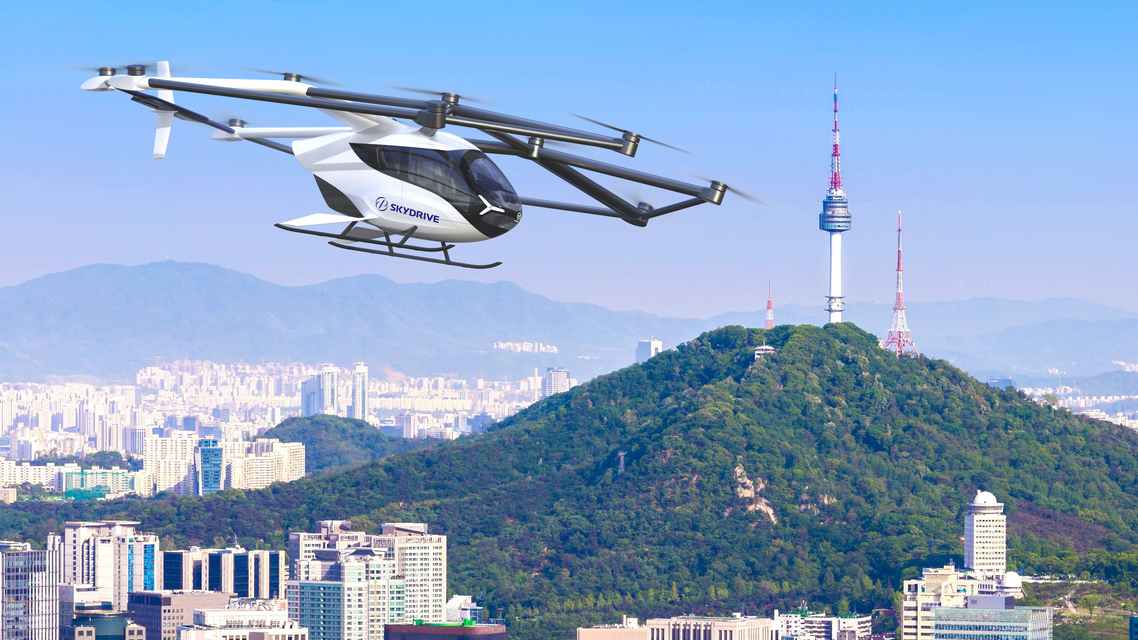 SkyDrive is developing a three-seat eVTOL aircraft.