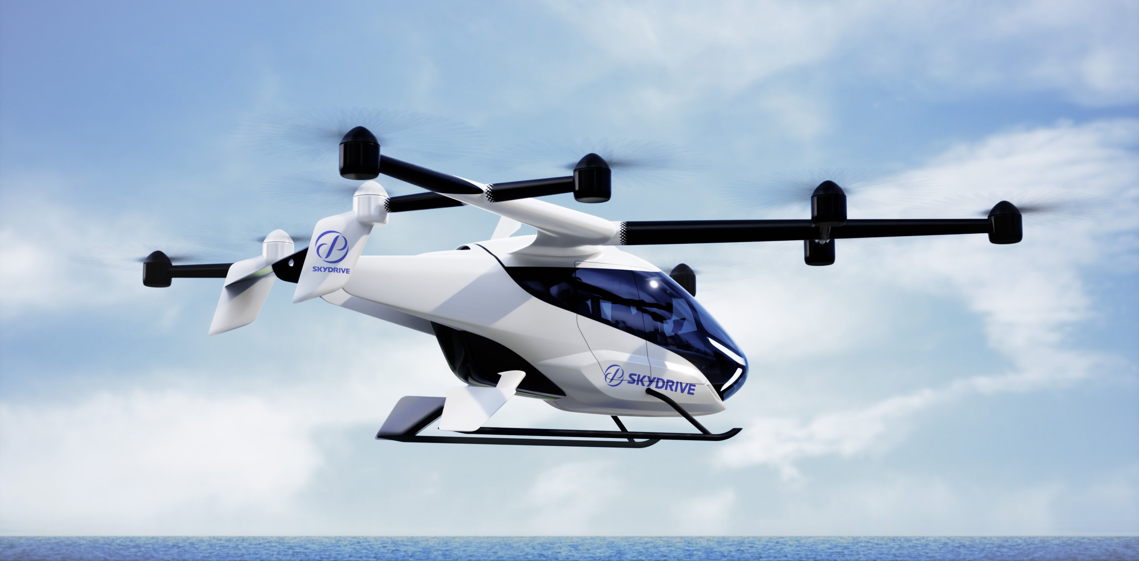 SkyDrive is producing a two-seat eVTOL aircraft called the SD-05.