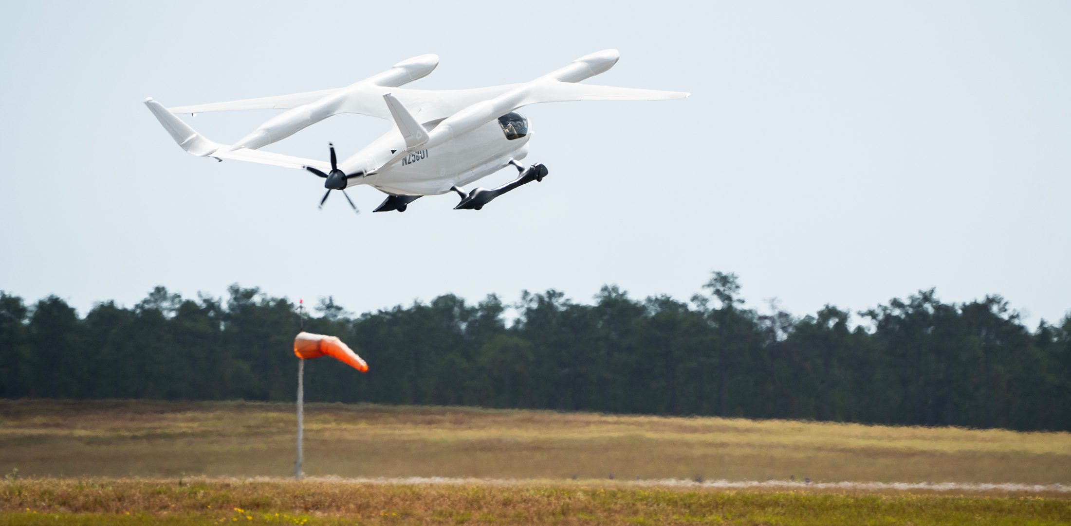 Beta's Alia electric airplane prototype flies at Duke Field