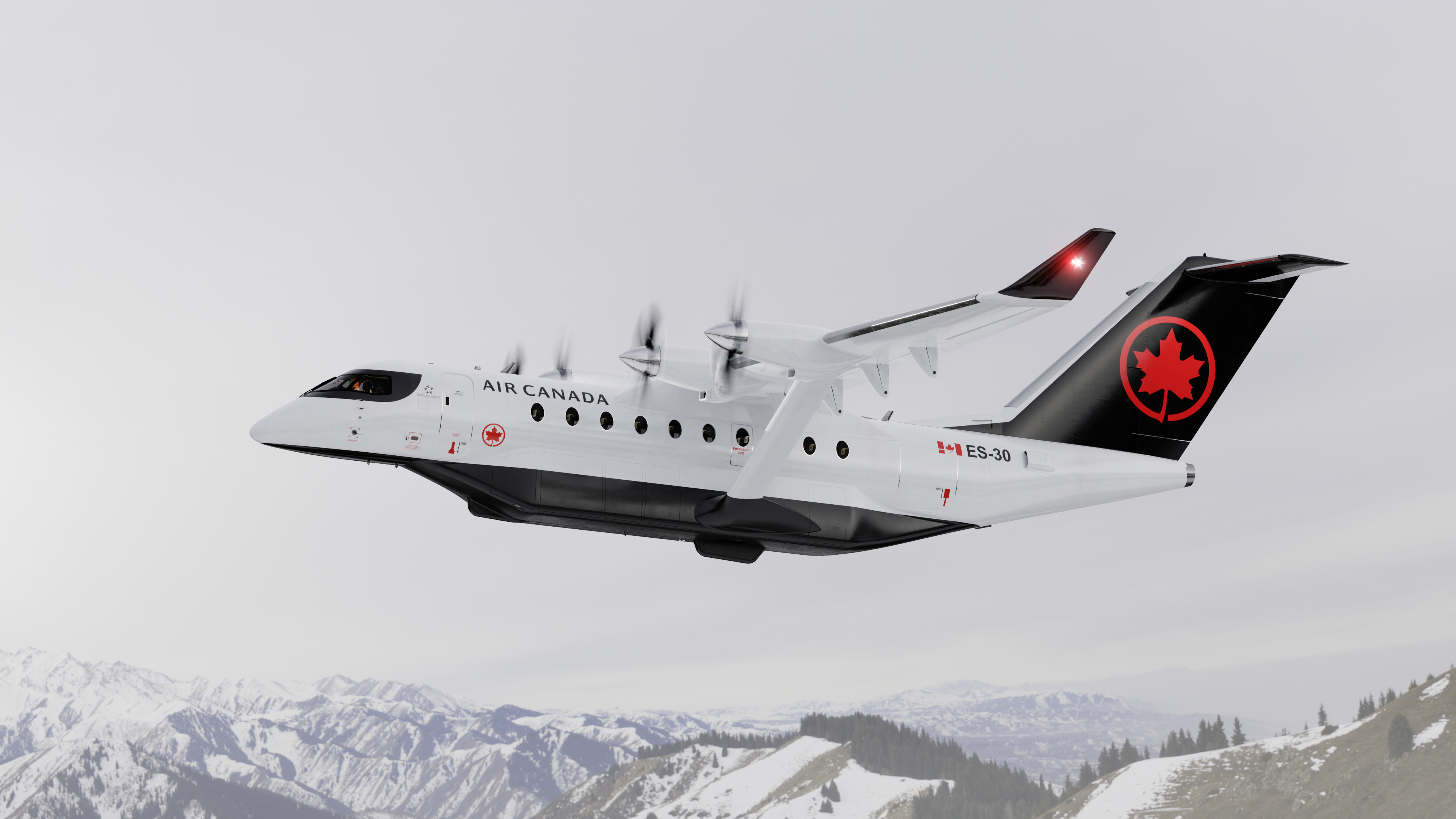 Heart Aerospace's 30-seat ES-30 hybrid-electric regional airliner.