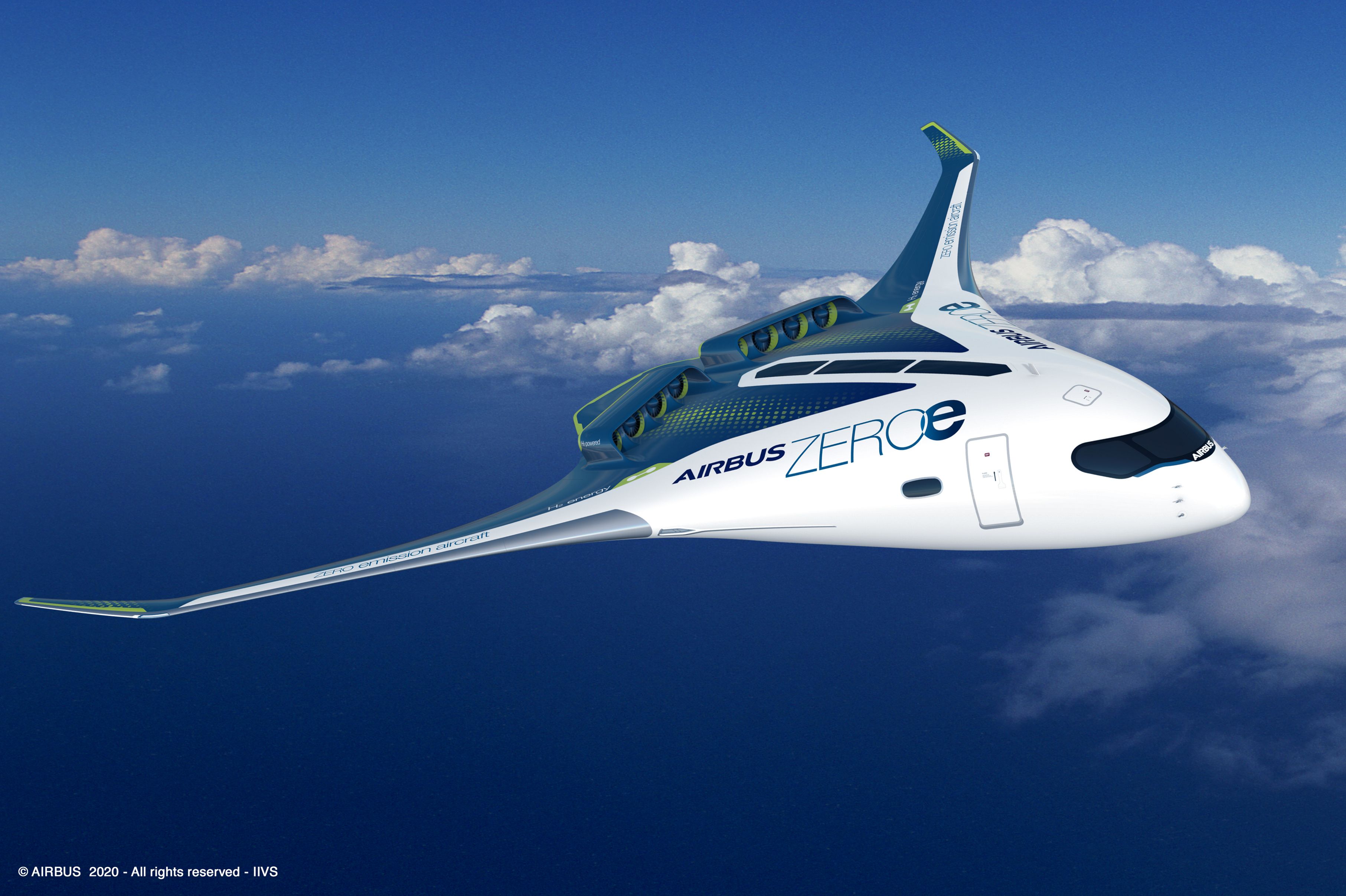 Airbus ZeroE blended wing concept