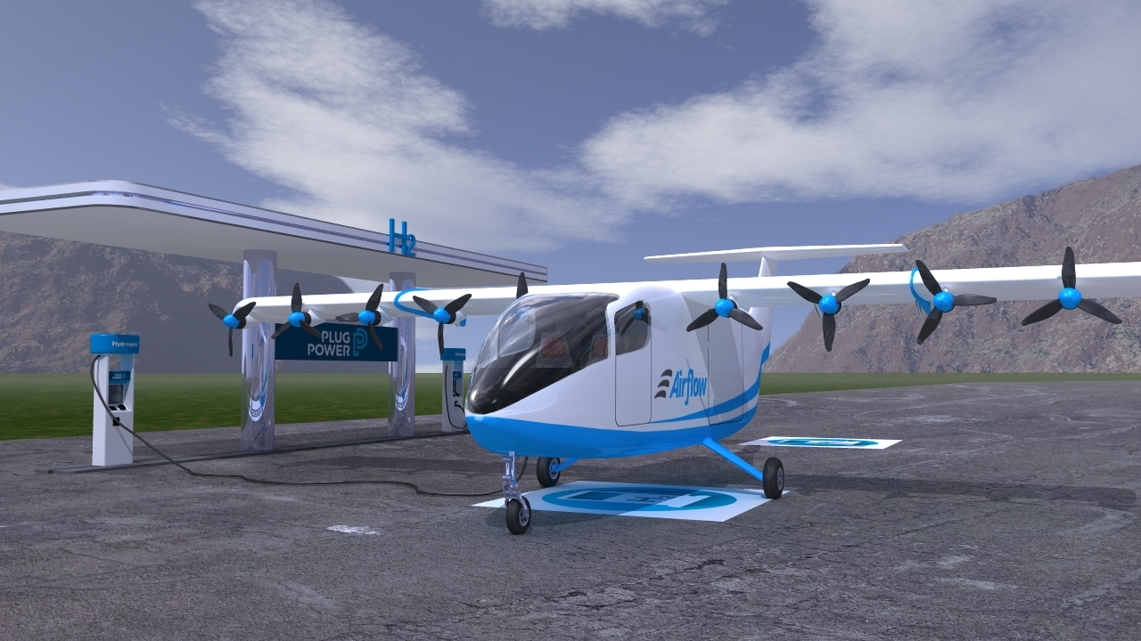 Airflow eSTOL aircraft.