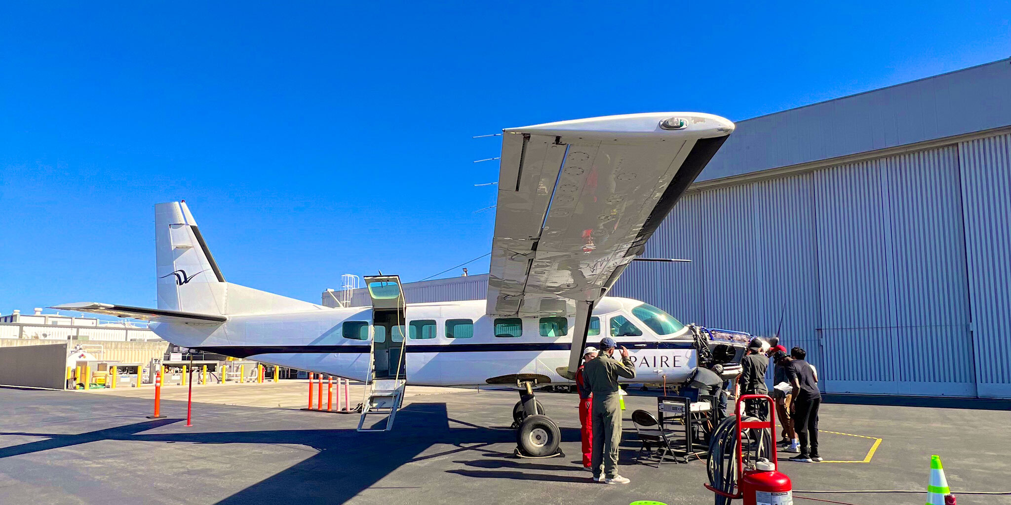 Ampaire's Eco Caravan hybrid-electric aircraft.