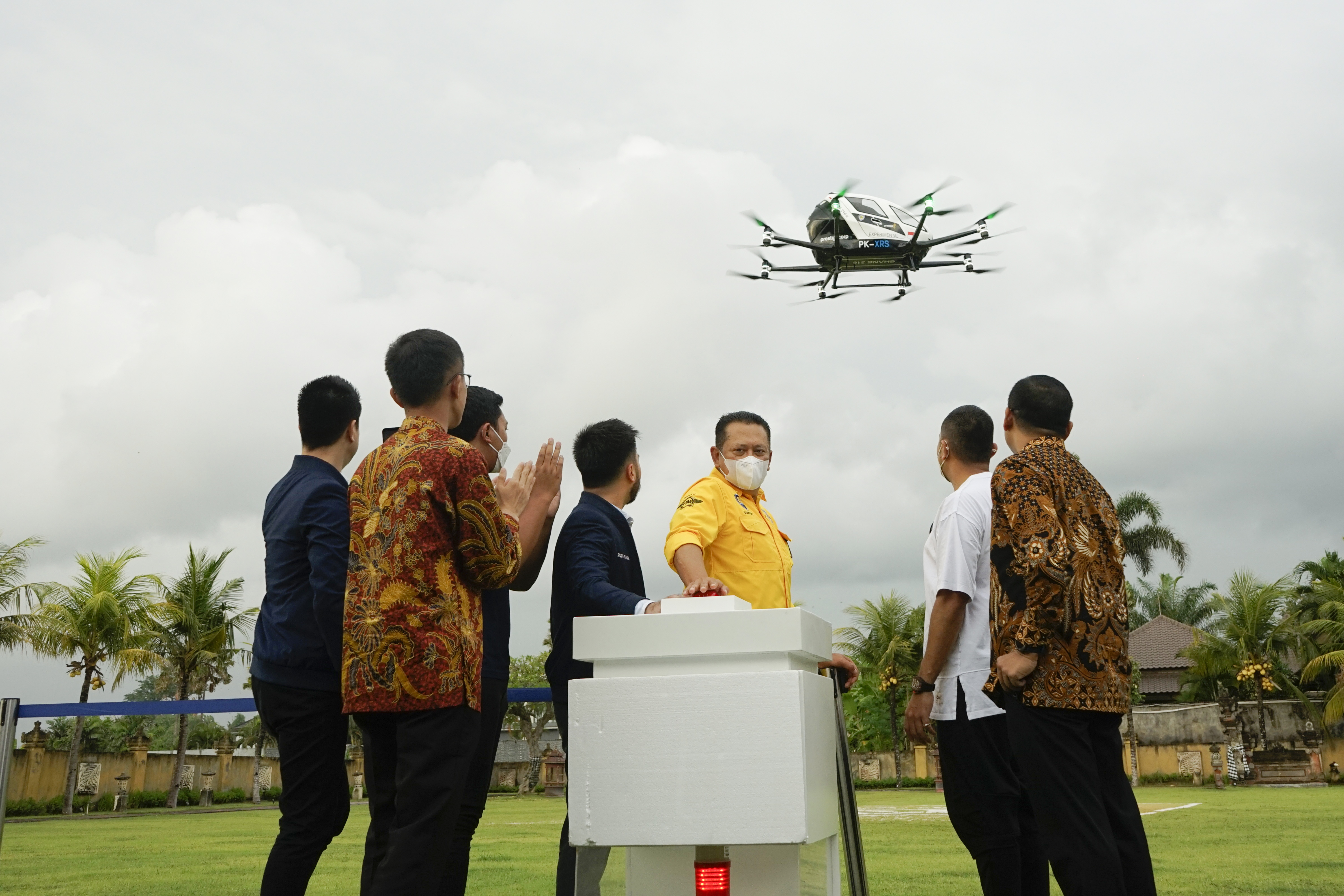 EHang's EH216 eVTOL aircraft is expected to start commercial air taxi operations in markets including Indonesia.