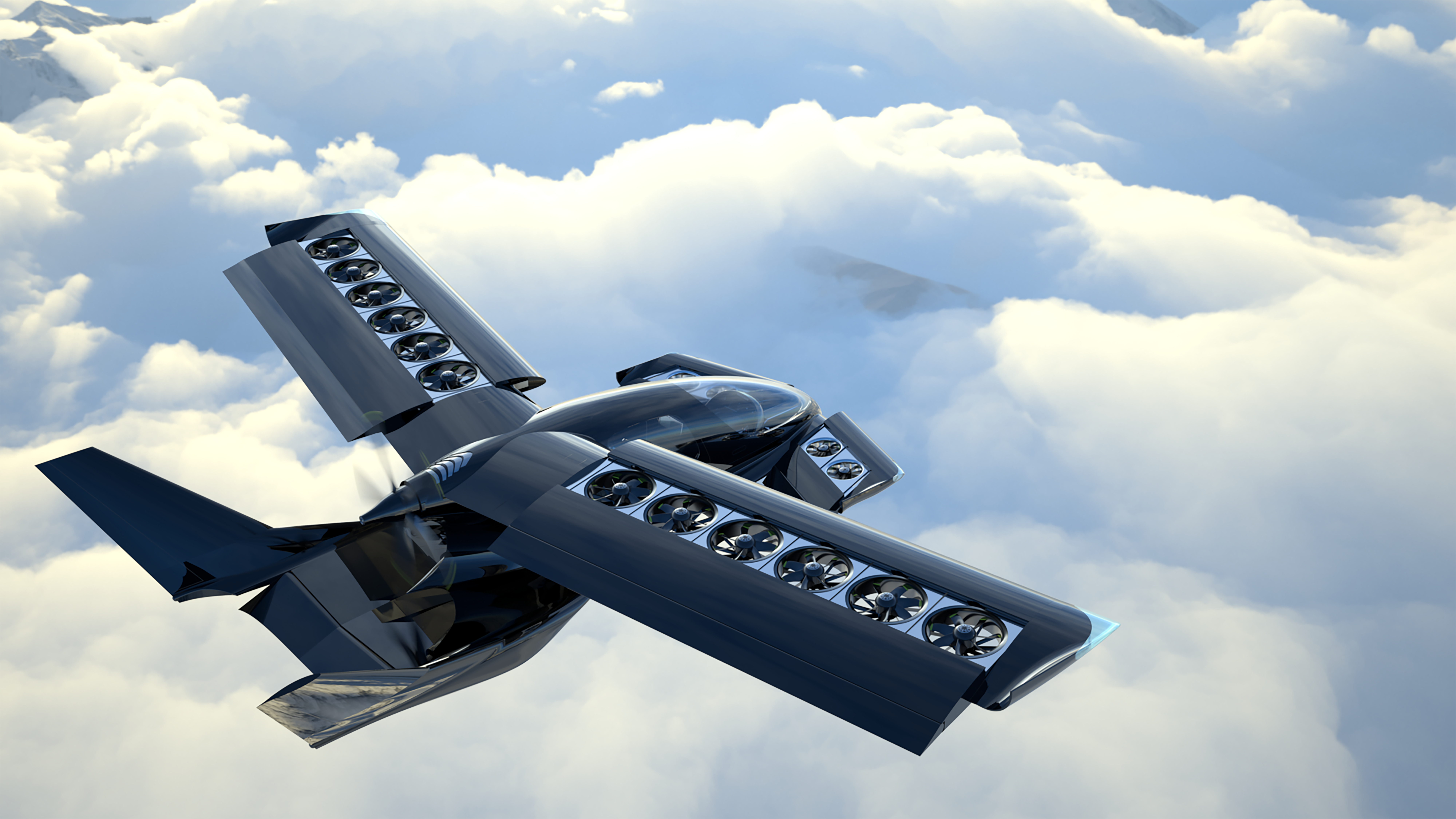 Horizon Aircraft is developing a hybrid-electric eVTOL vehicle called the Cavorite X5.