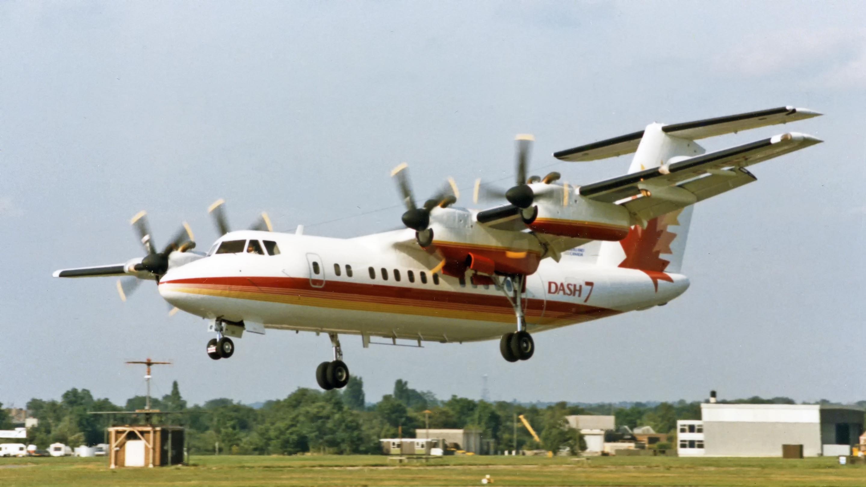 DeHavilland Canada Dash 7 airliner.