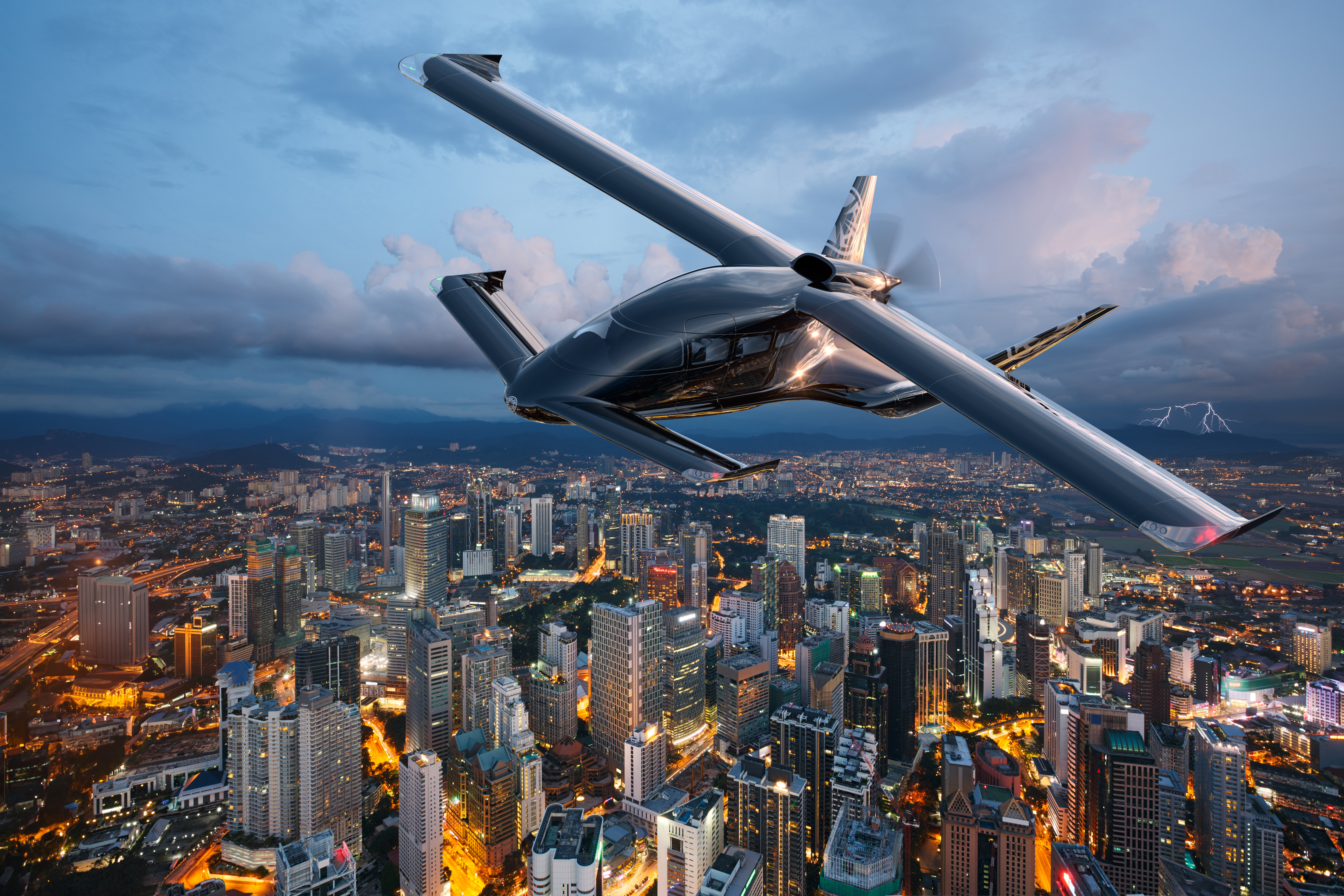 Horizon Aircraft is developing a hybrid-electric eVTOL vehicle called the Cavorite X7.