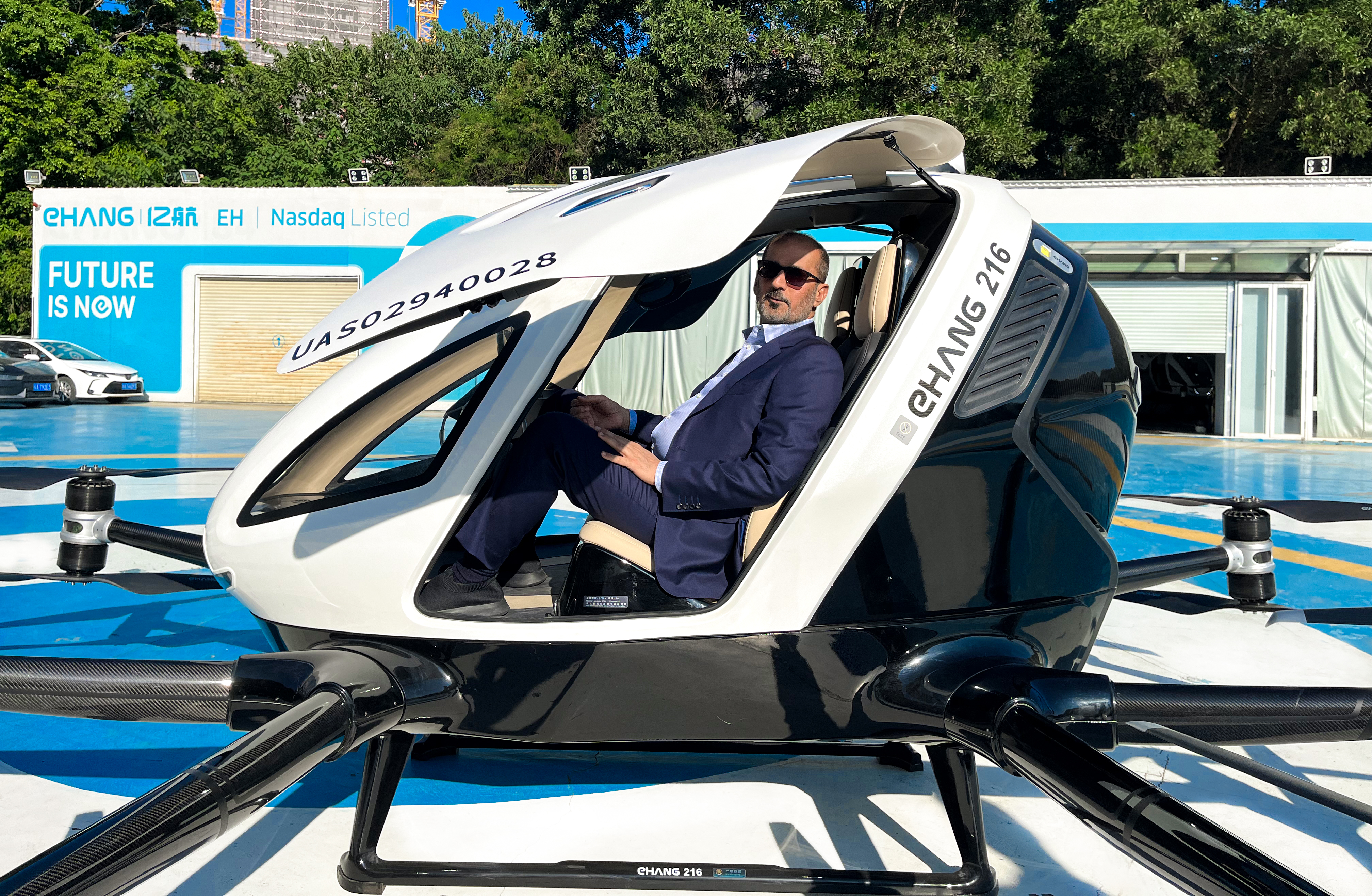 EHang's EH-216S eVTOL aircraft