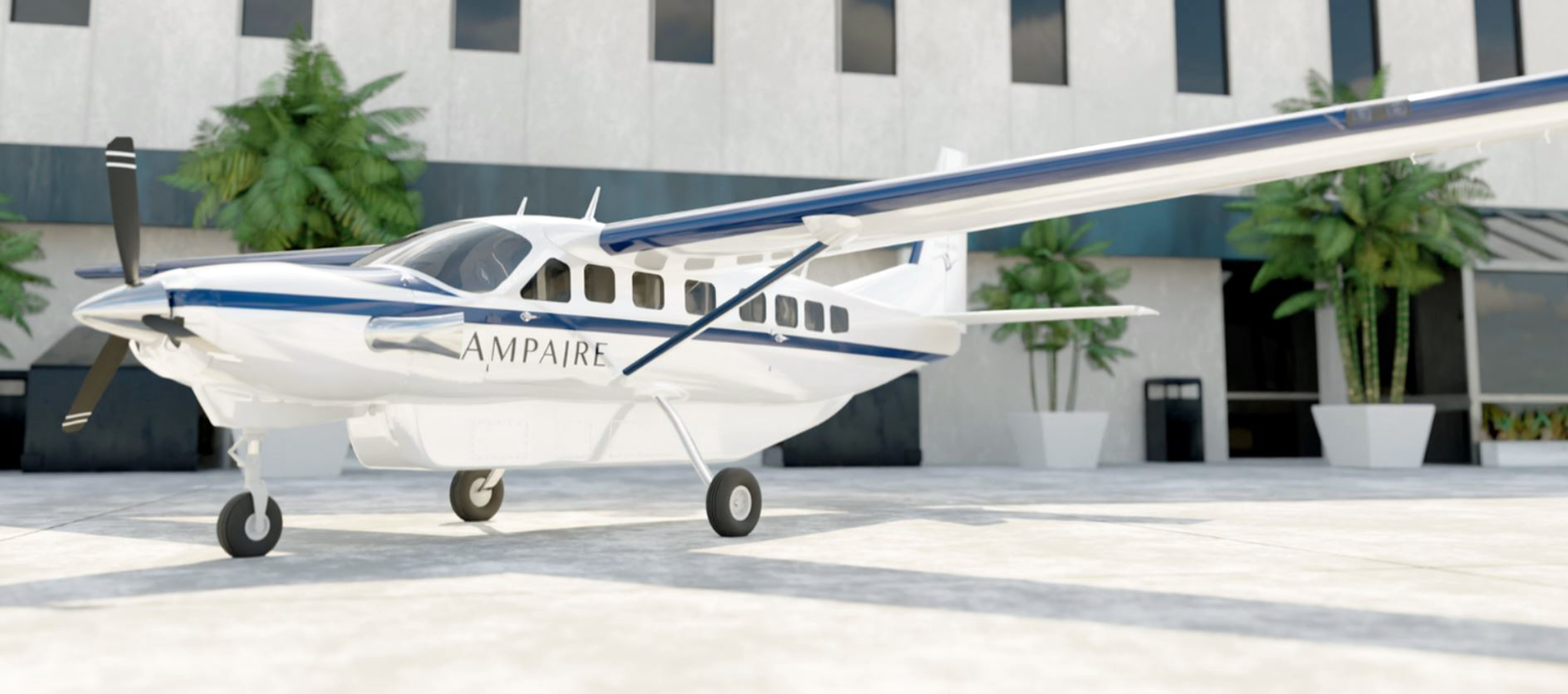 Ampaire's planned conversion of the Cessna Grand Caravan to hybrid-electric propulsion will use EP Systems' energy storage system.