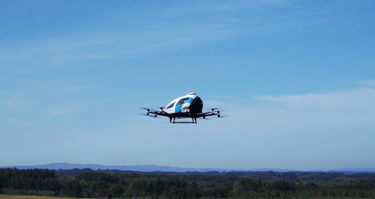 EHang's EH-216S eVTOL aircraft