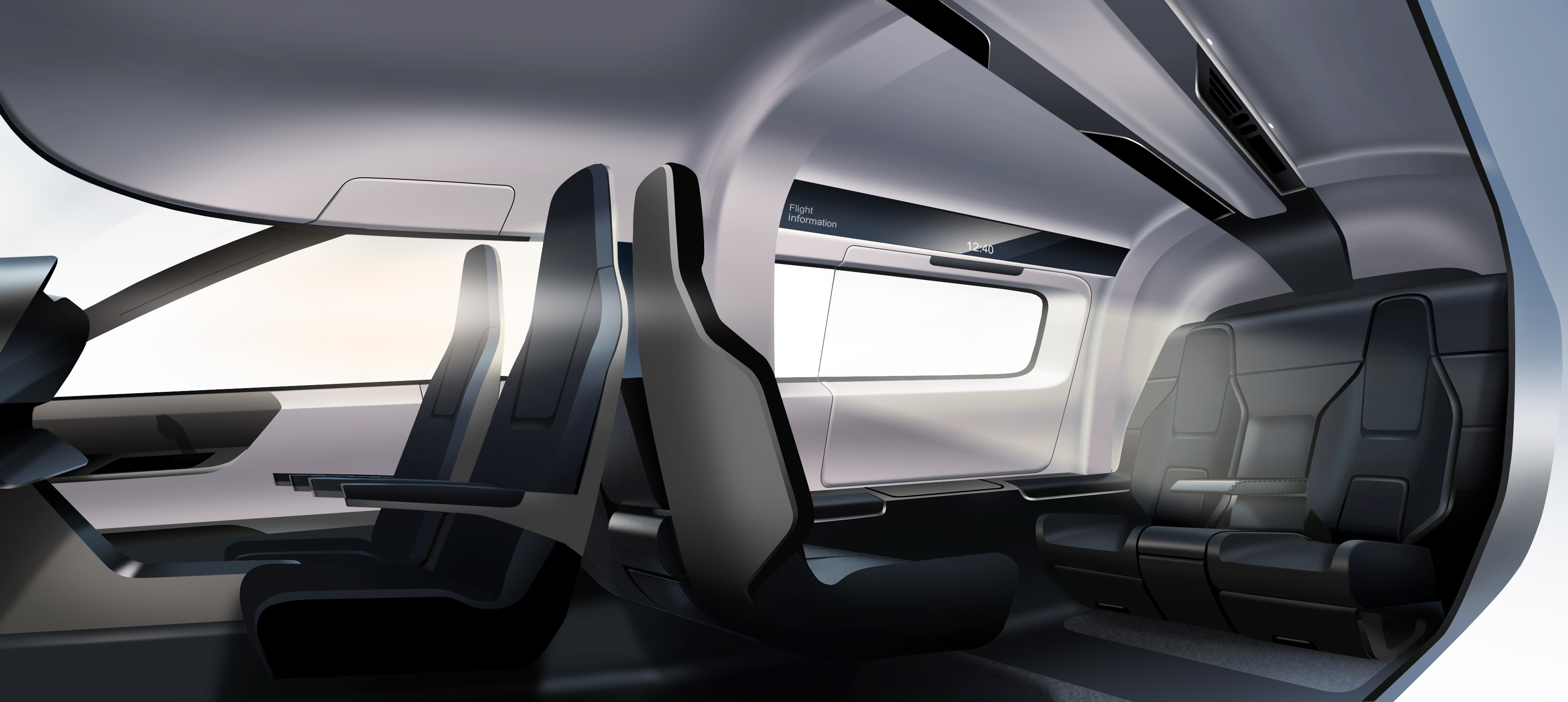 Electra's eSTOL aircraft has a cabin that can seat nine passengers.