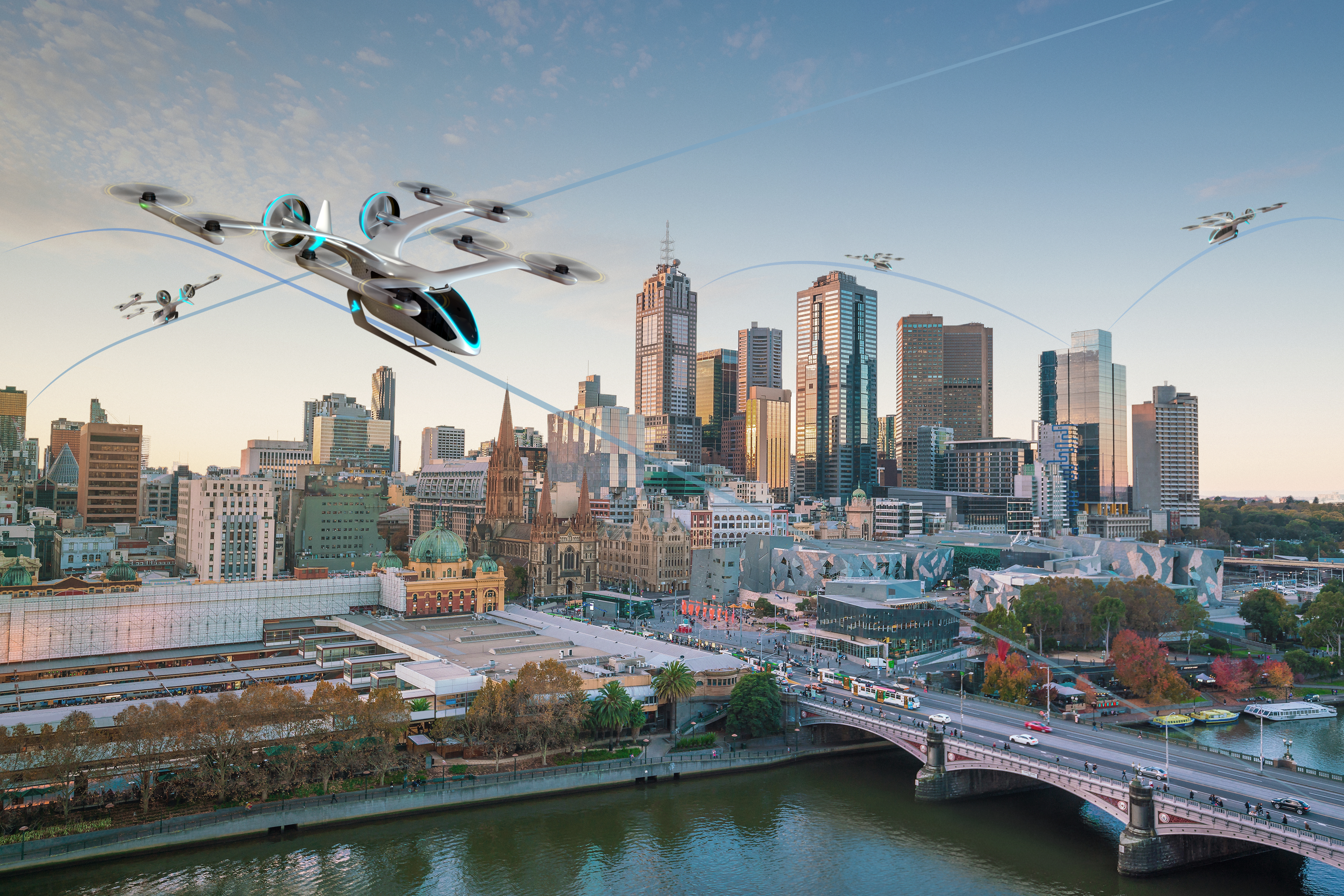 Embraer Eve eVTOL in Melbourne