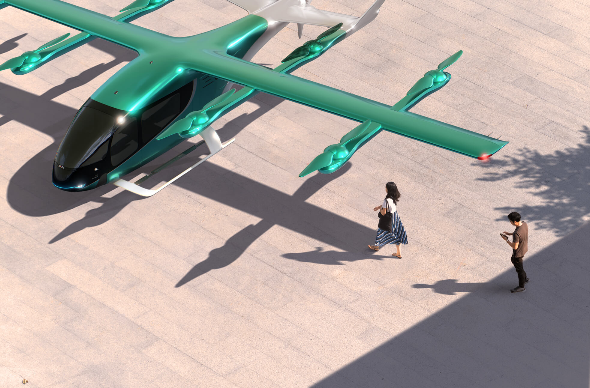 Eve Air Mobility's four-passenger eVTOL aircraft