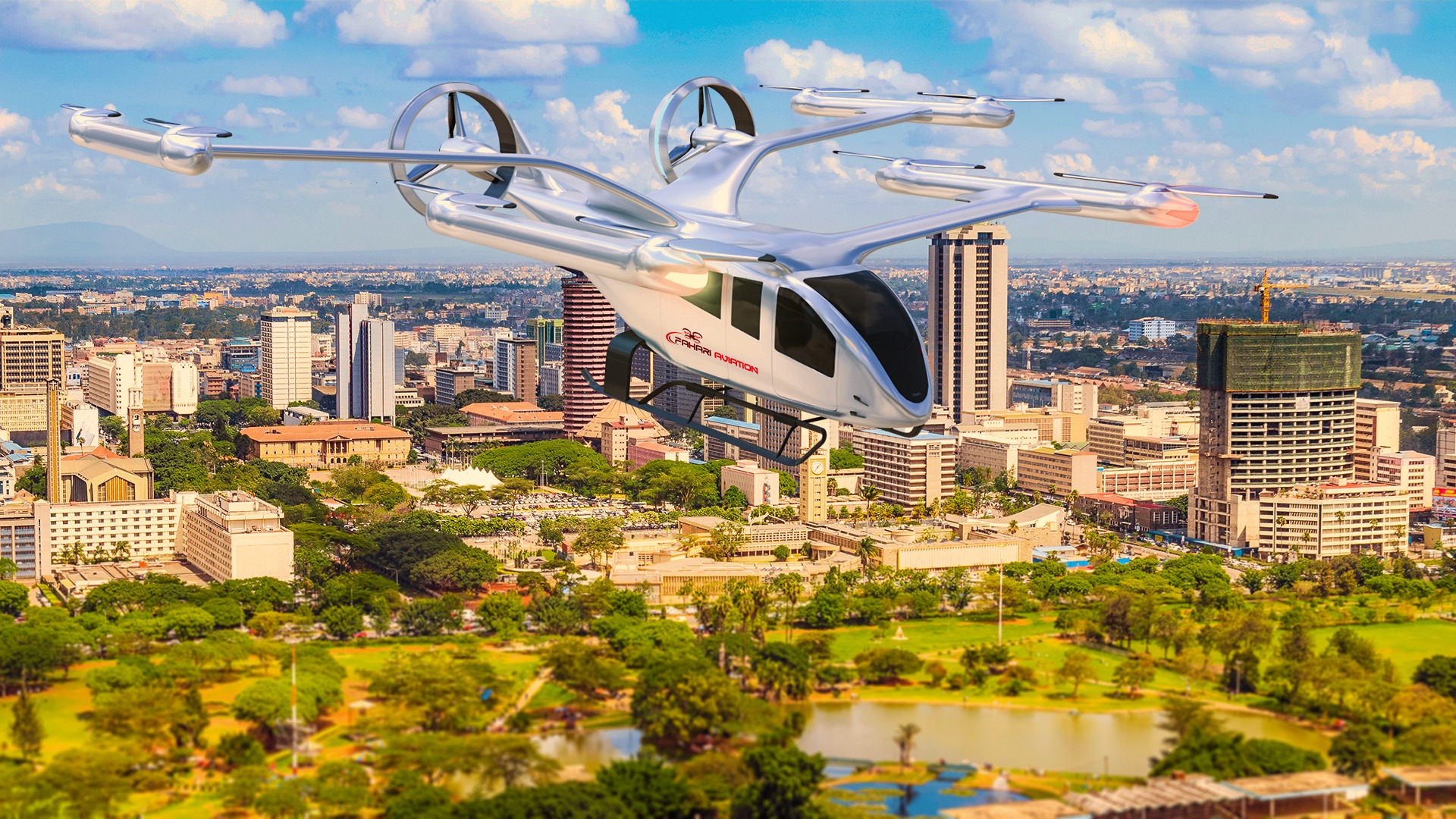 Eve eVTOL aircraft.