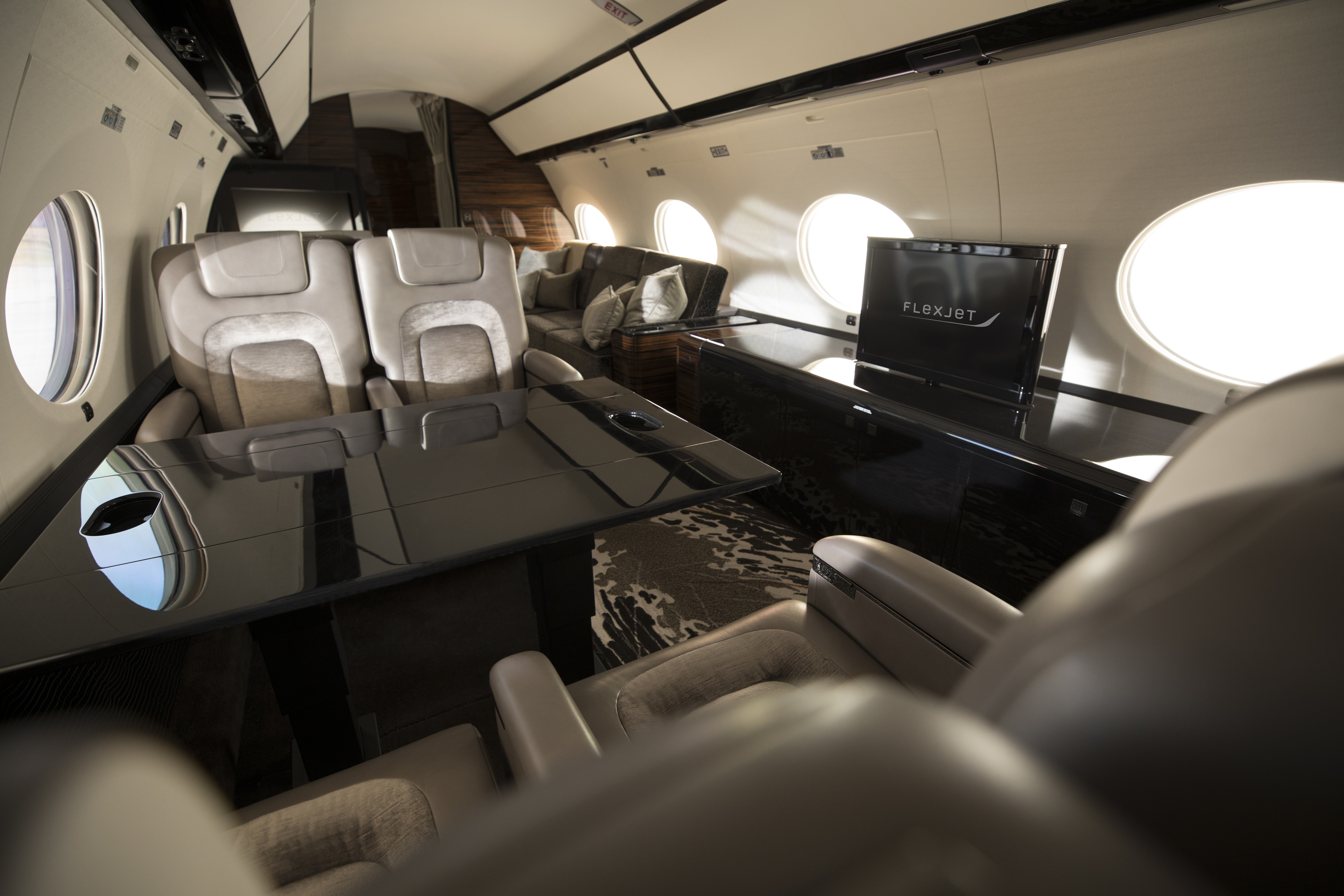 Flexjet Gulfstream G650 interior