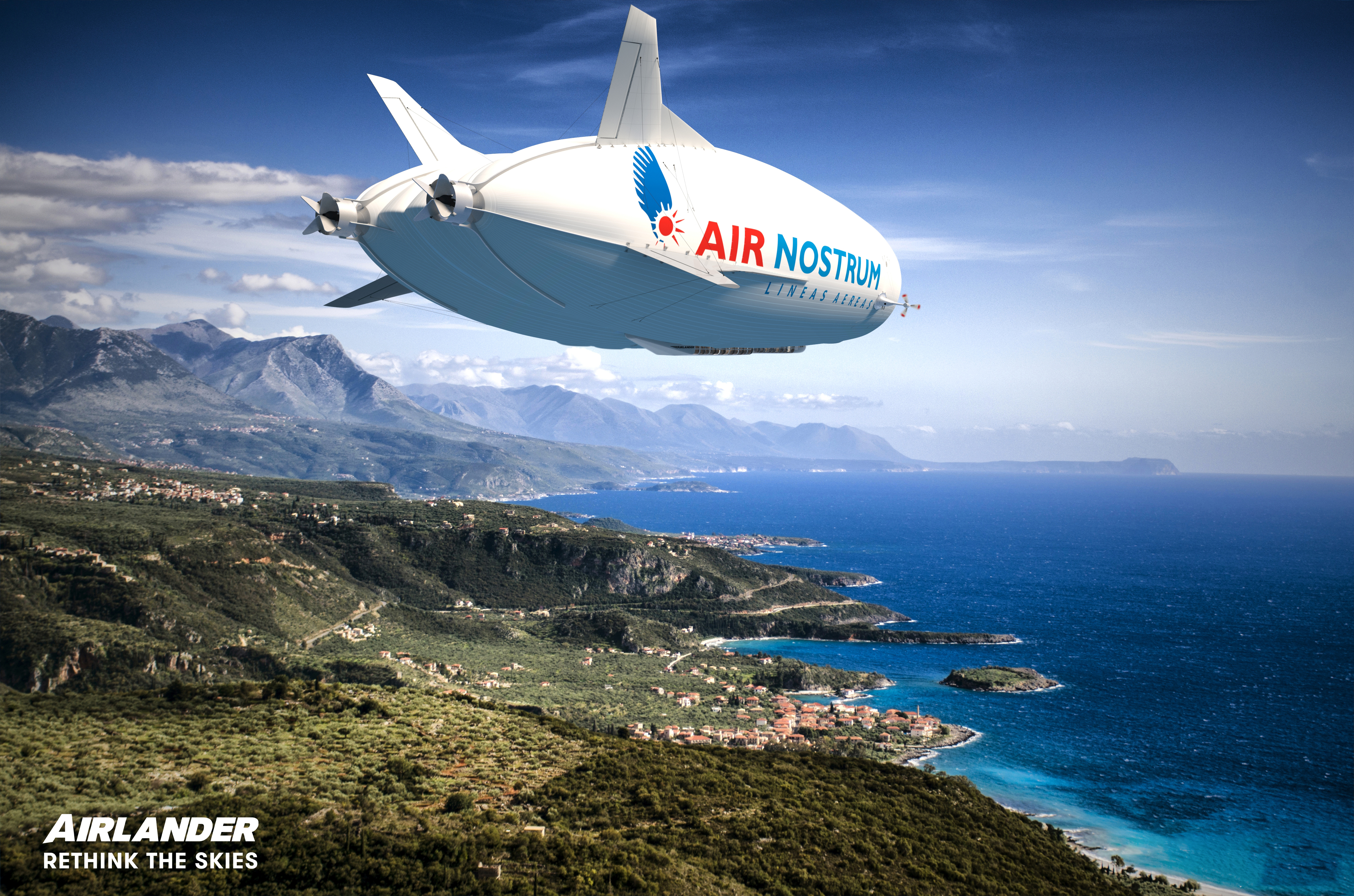 Hybrid Air Vehicles' Airlander airships will be able to carry up to 100 passengers.