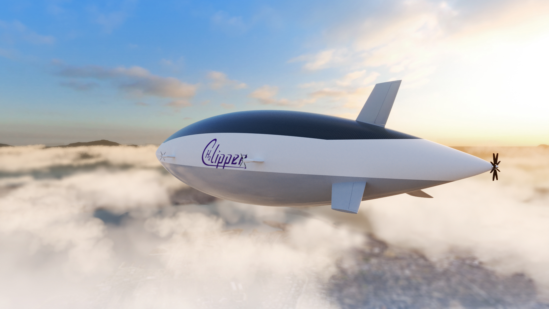 H2 Clipper is developing a large, long-range airship called the "Pipeline-In-The-Sky"