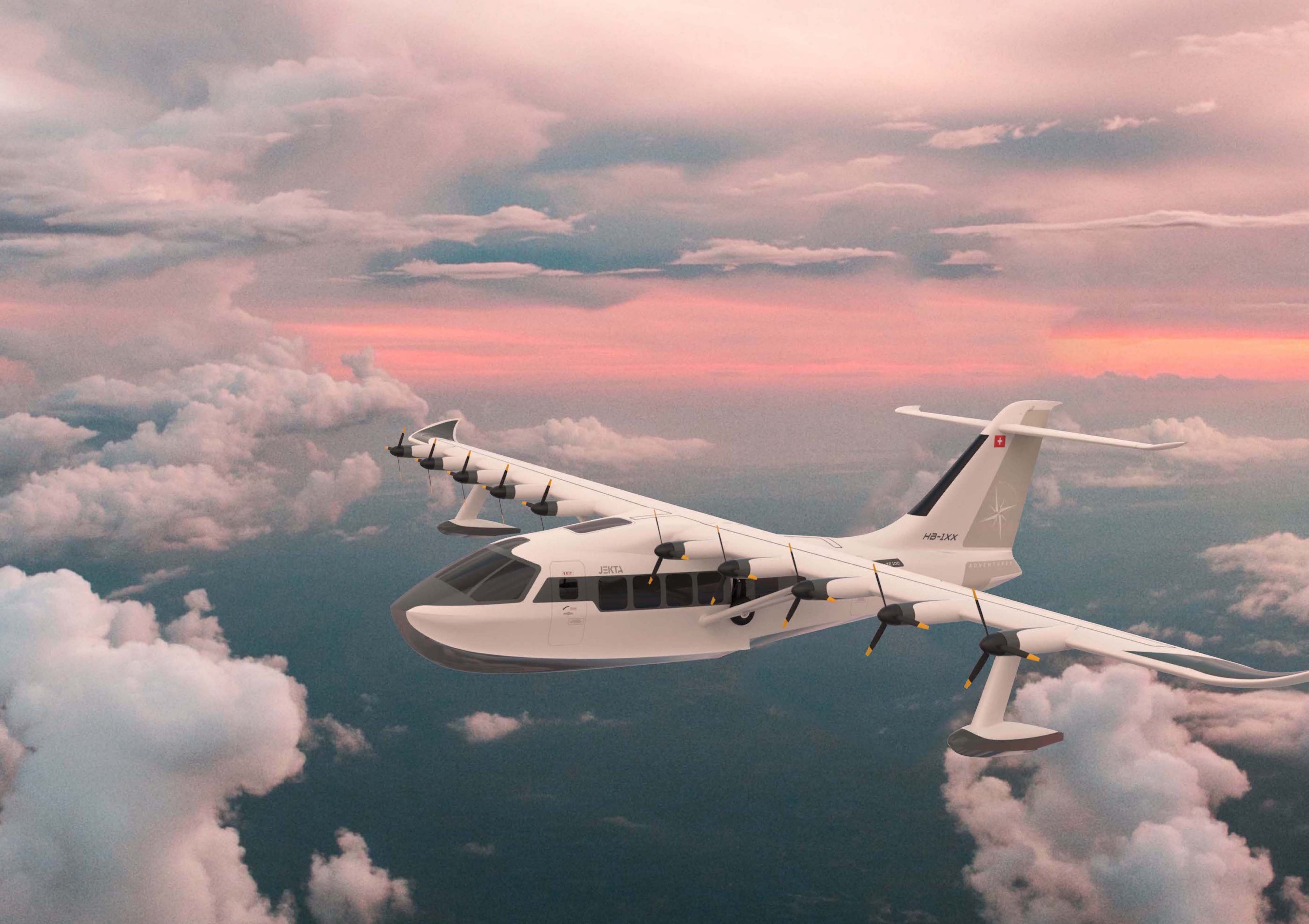 Honeywell will support Jekta with its plans to develop a 19-passenger electric seaplane called the PHA-ZE 100. (Image: Jekta) Jekta is developing a 19-passenger electric seaplane called the PHA-ZE 100.