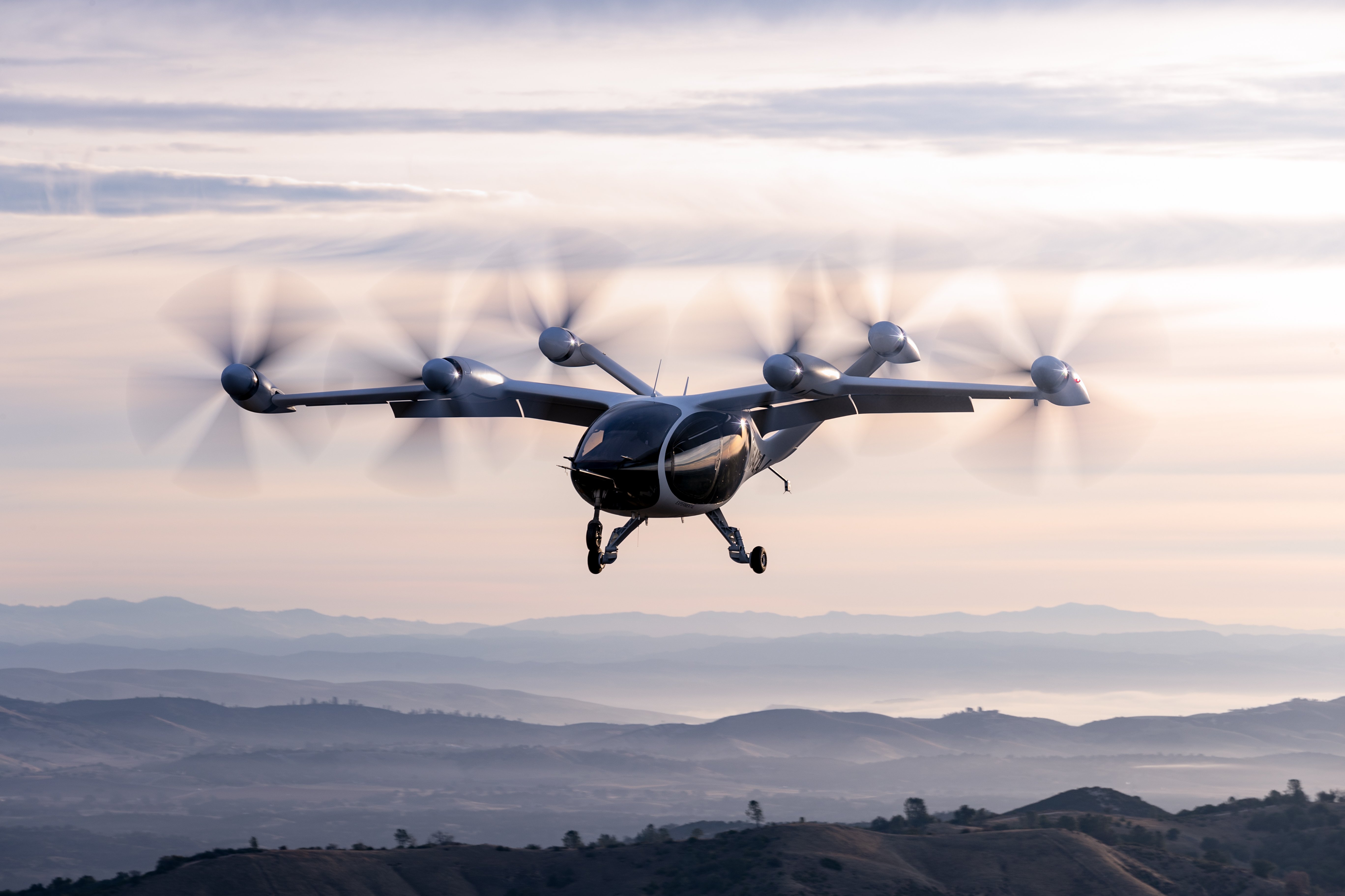 Joby's first preproduction prototype eVTOL aircraft.