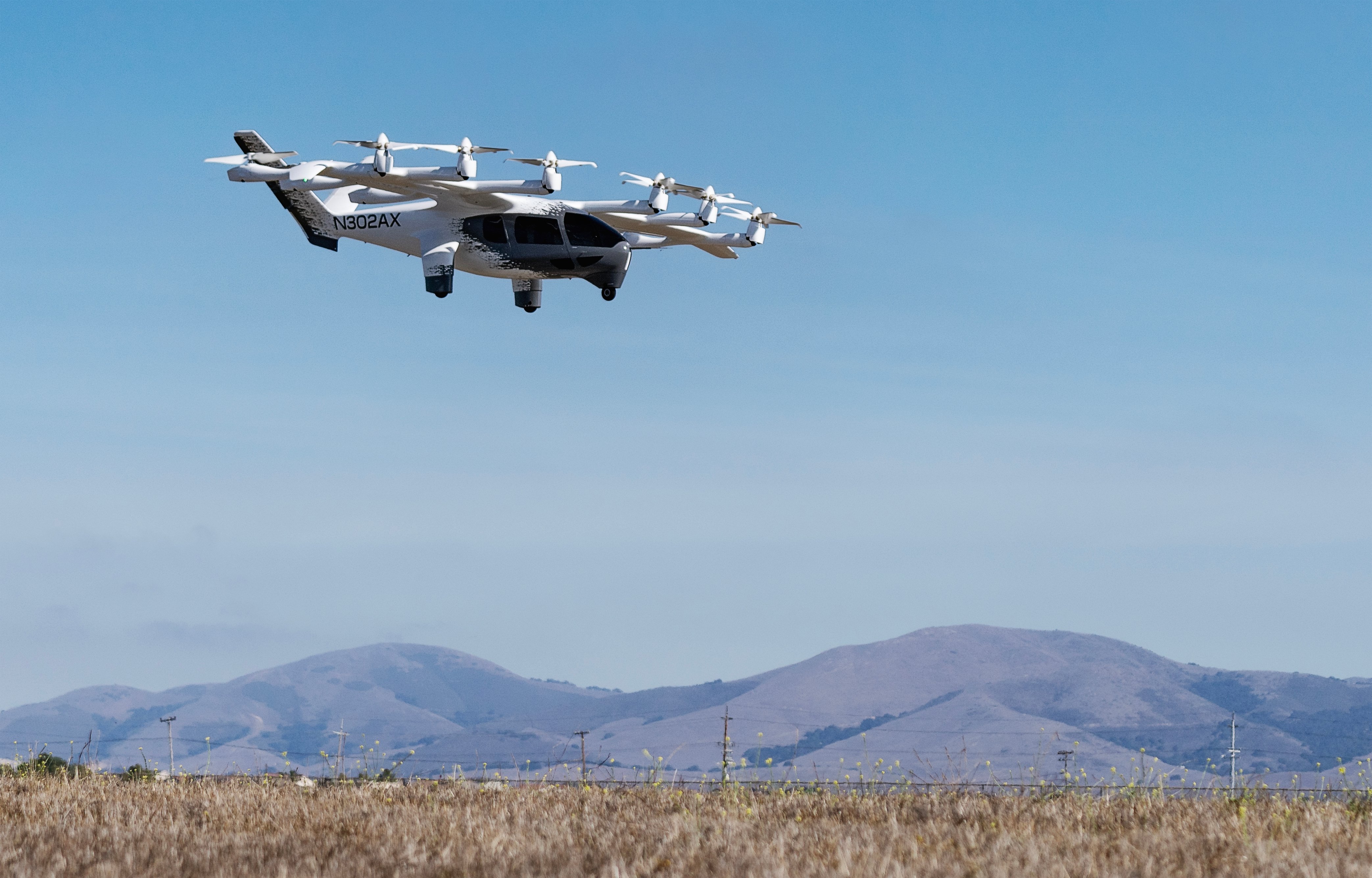 Archer's Midnight full-scale eVTOL prototype made its first flight in Santa Clara, California.