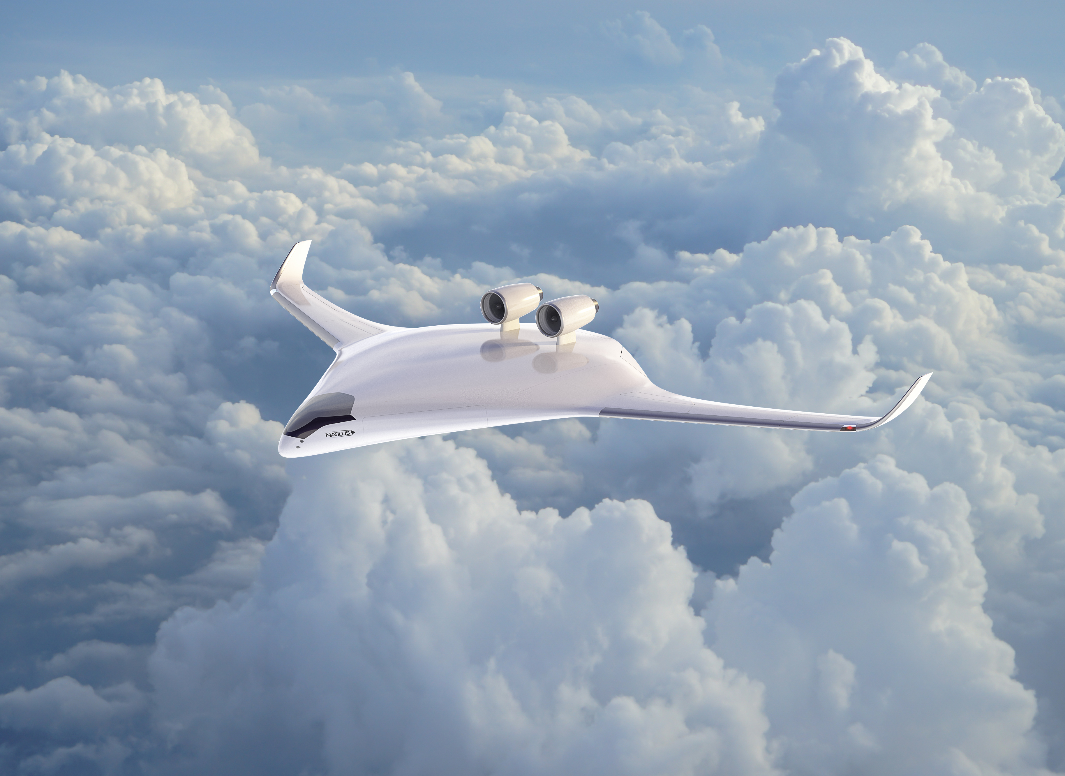 Natilus' N100T blended wing autonomous cargo aircraft is to be powered by a pair of ducted fans.