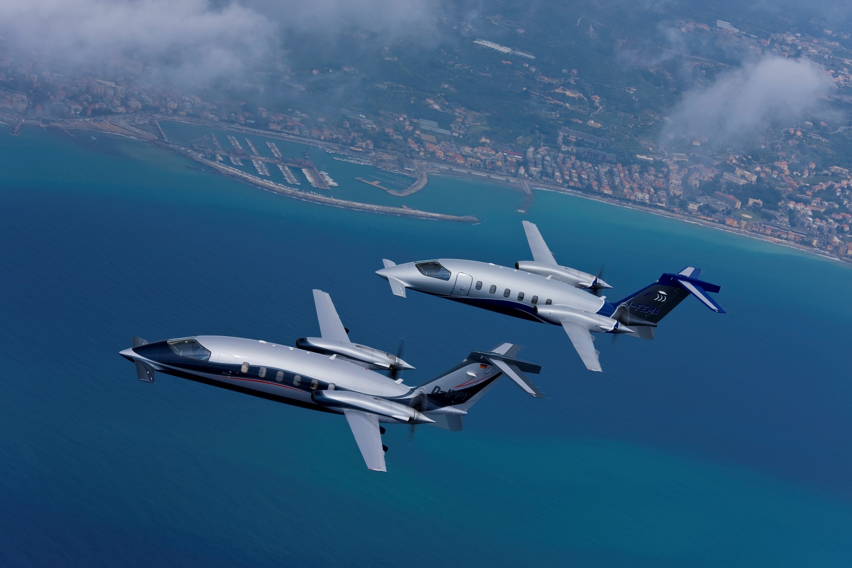Piaggio's P180 Avanti Eco aircraft