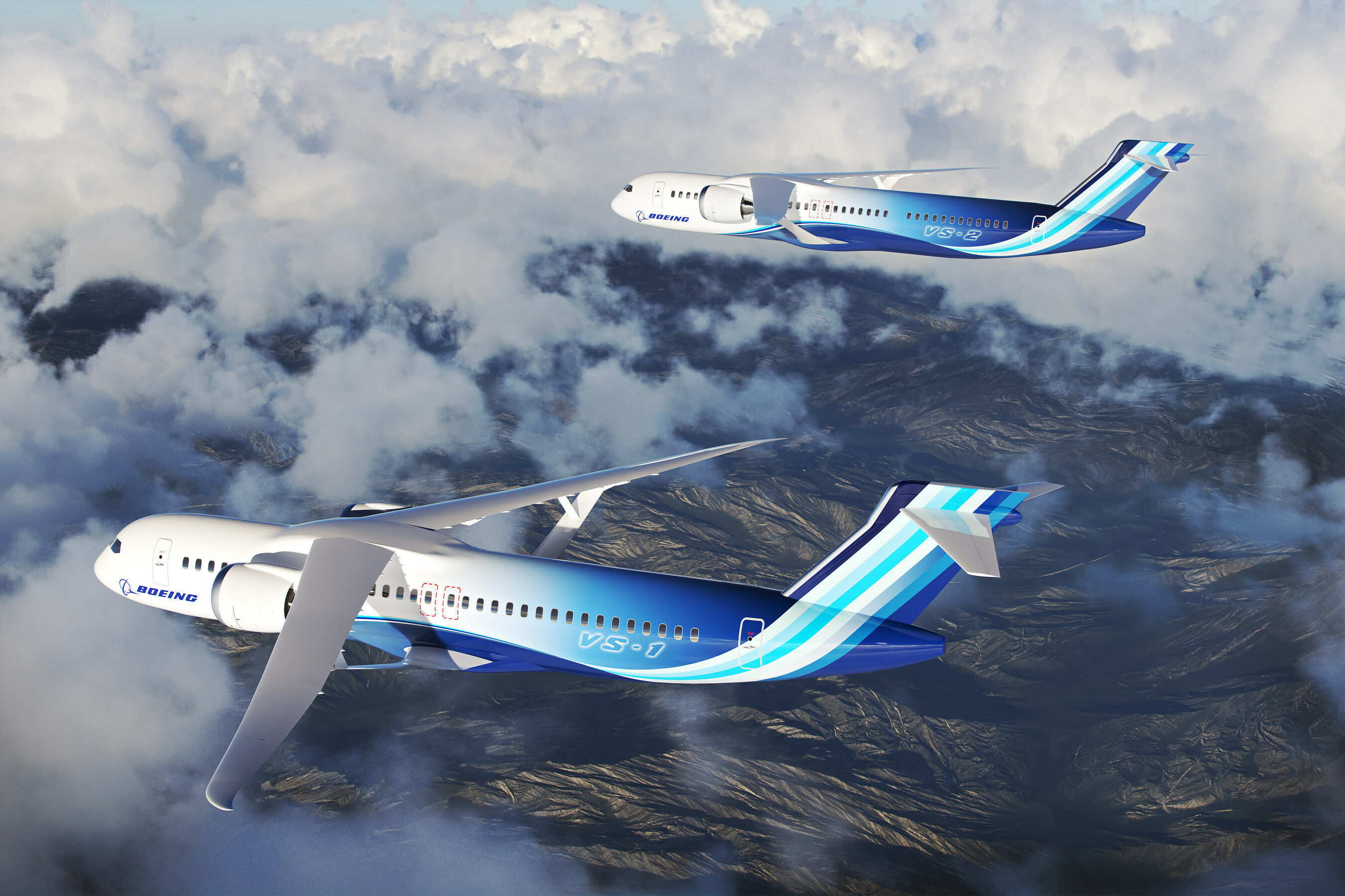 The Sustainable Flight Demonstrator aircraft will feature a truss-braced, high-aspect-ratio wing.