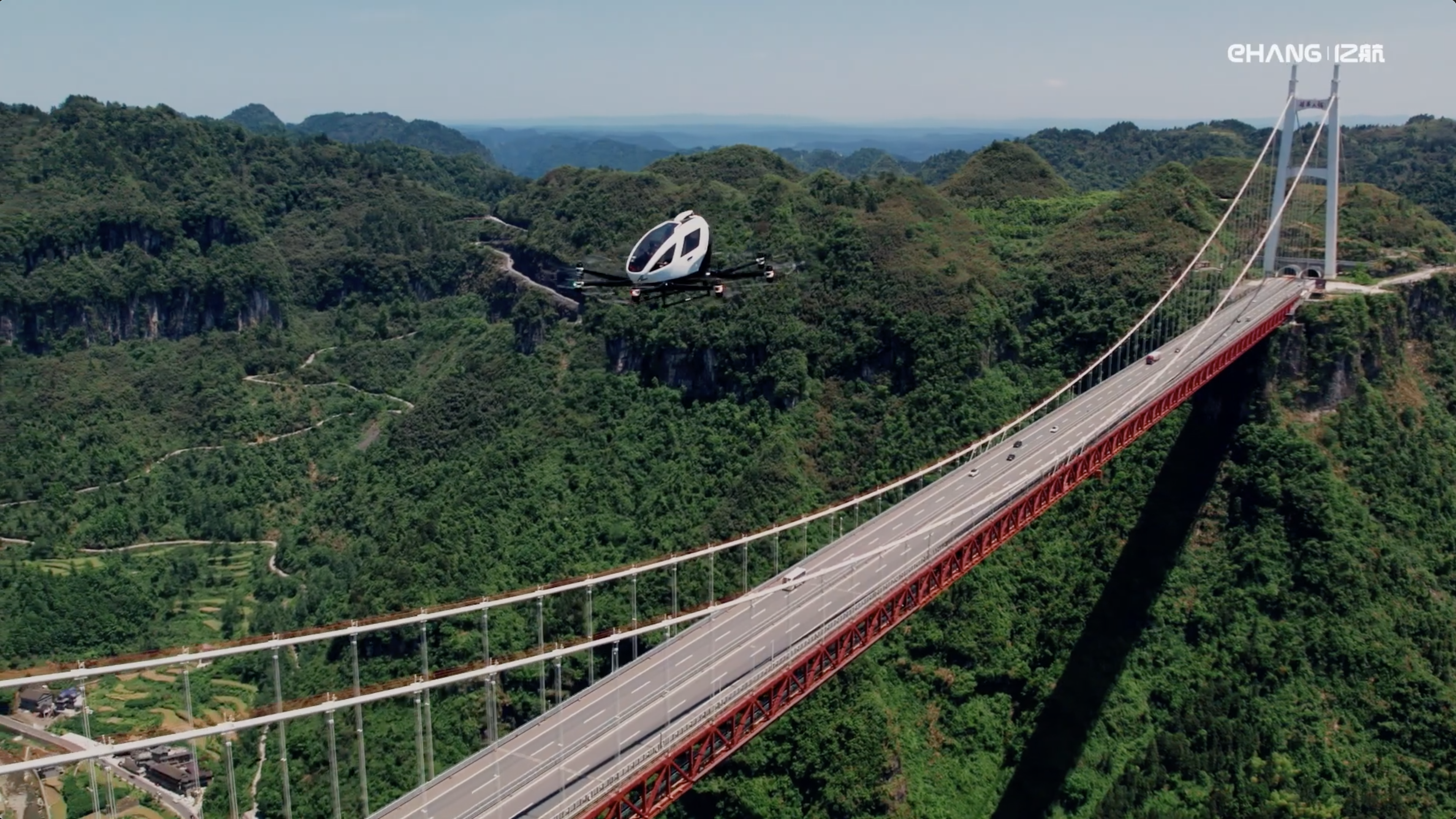 EHang 216 eVTOL aircraft