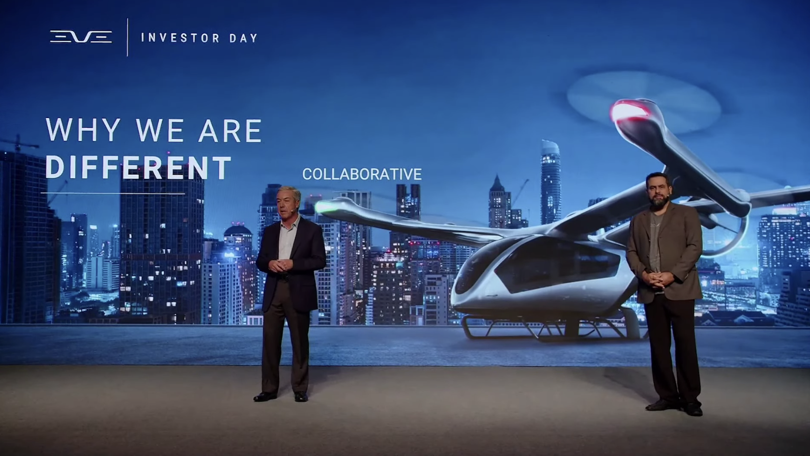 Eve Urban Air Mobility held a briefing for investors on March 25, 2022.