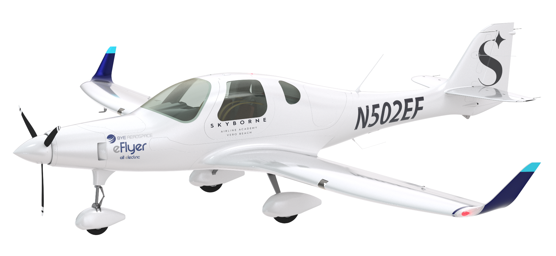 Bye Aerospace's eFlyer 2 electric training aircraft