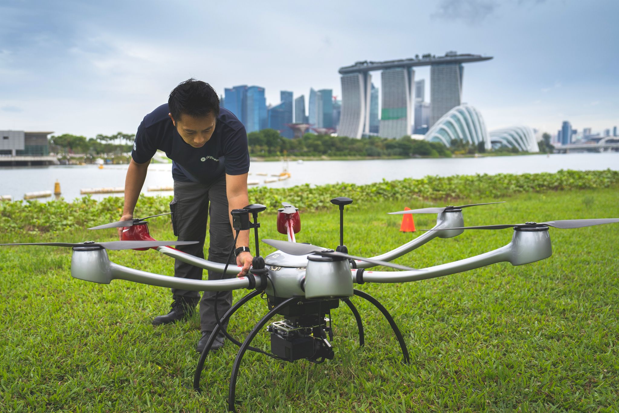 Skyports has been working with Singapore's ST Engineering on commercial drone operations.