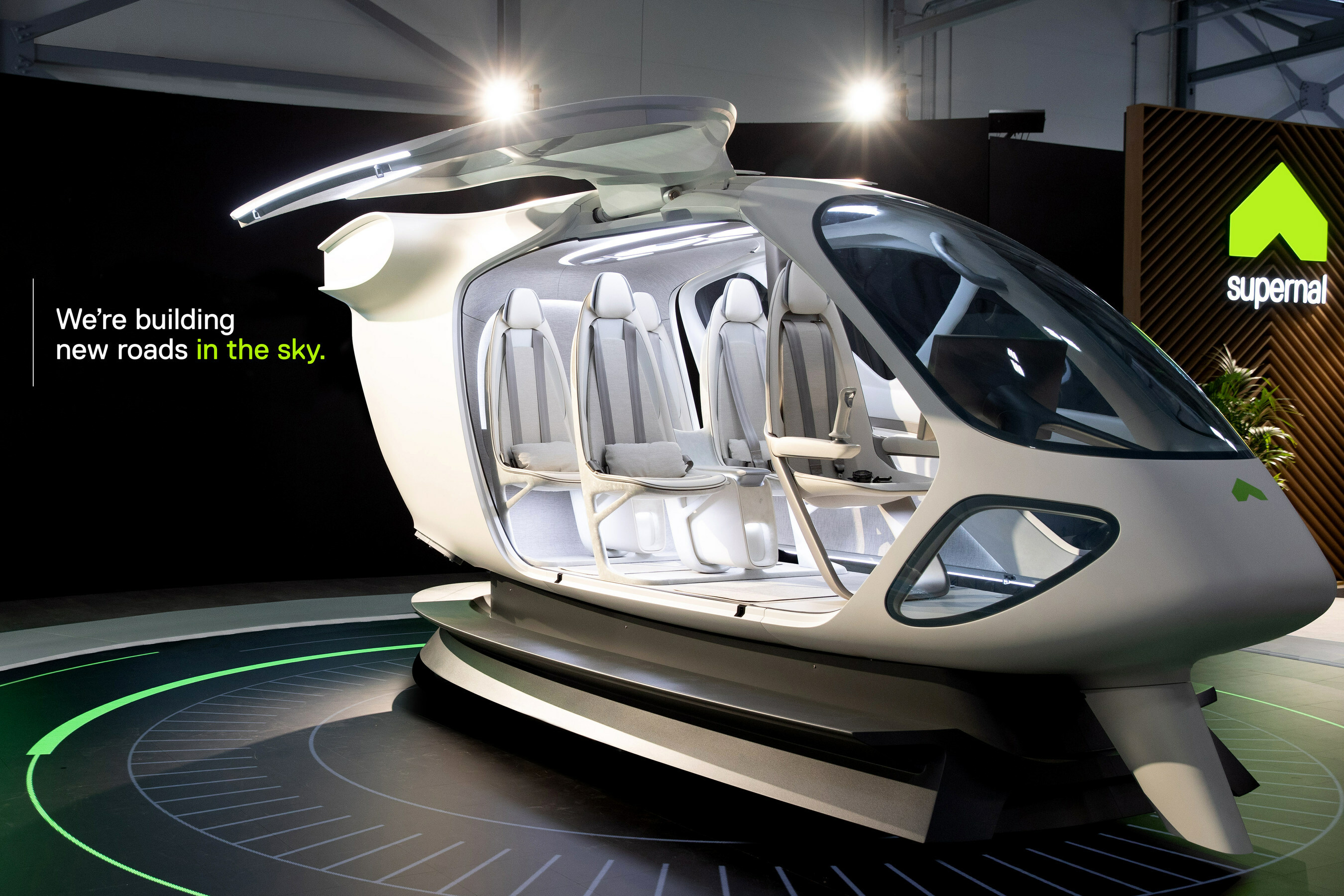 The cabin concept for Supernal's SA-1 eVTOL aircraft.