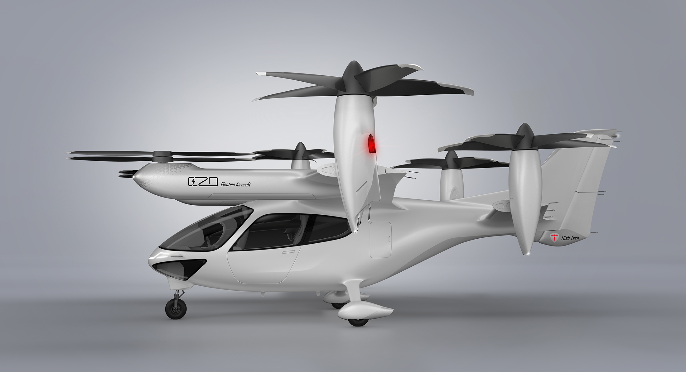 TCab Tech is developing the five-seat E20 eVTOL aircraft.