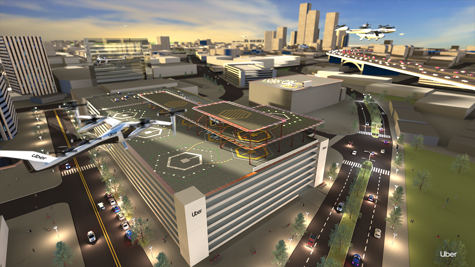 Uber Elevate skyport