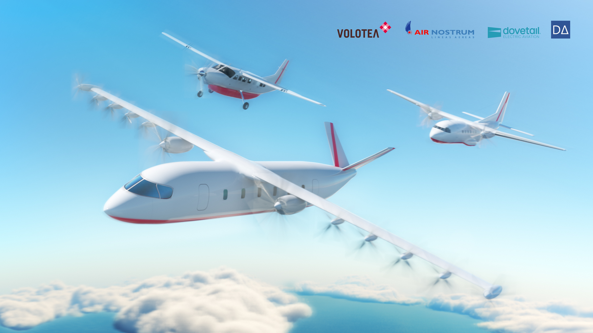 Dante Aeronautical and Dovetail Electric Aviation have received backing from Air Nostrum and Volotea for their plans to market electric regional airliners.