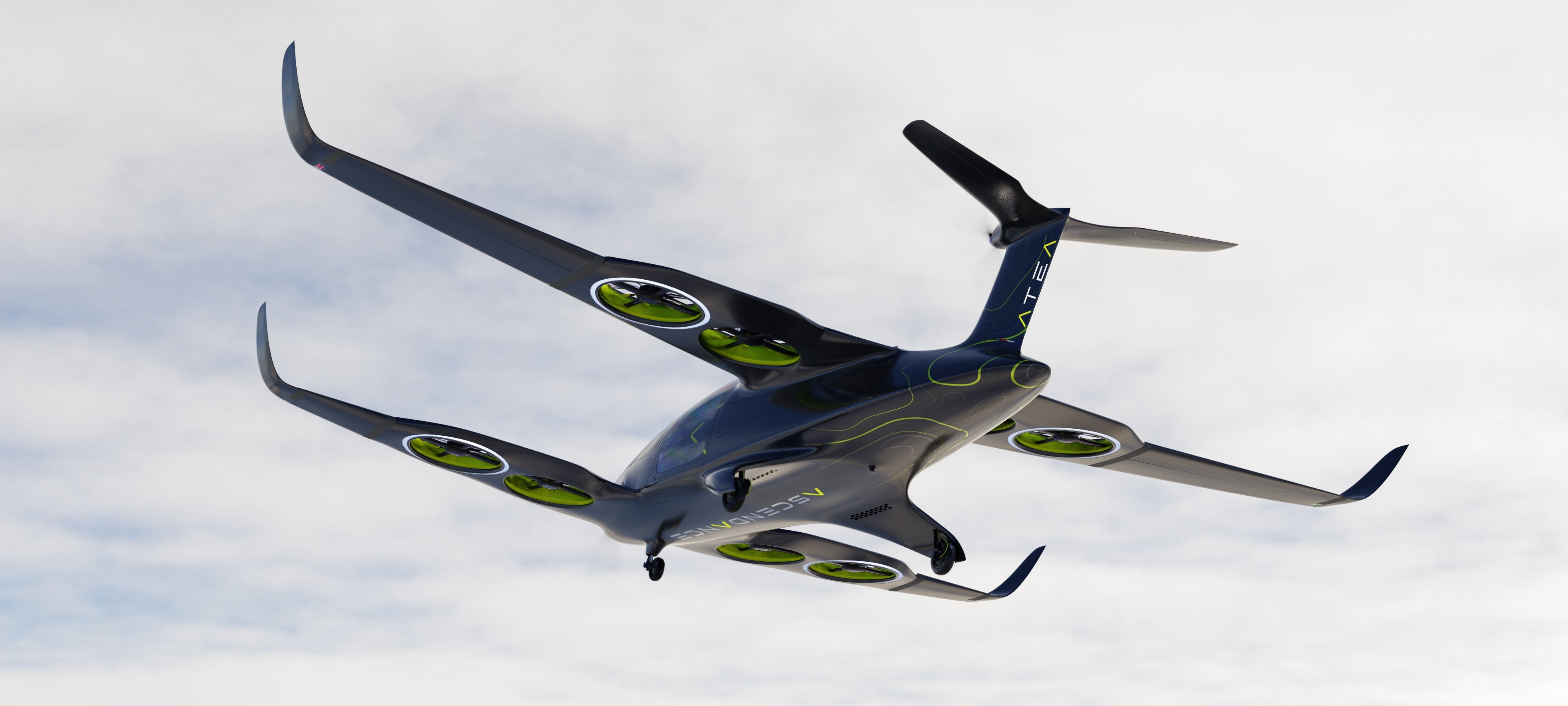 Ascendance Flight Technologies is developing a four-passenger eVTOL aircraft called Atea.