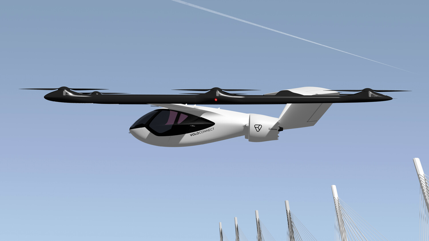 Volocopter's VoloConnect eVTOL aircraft.