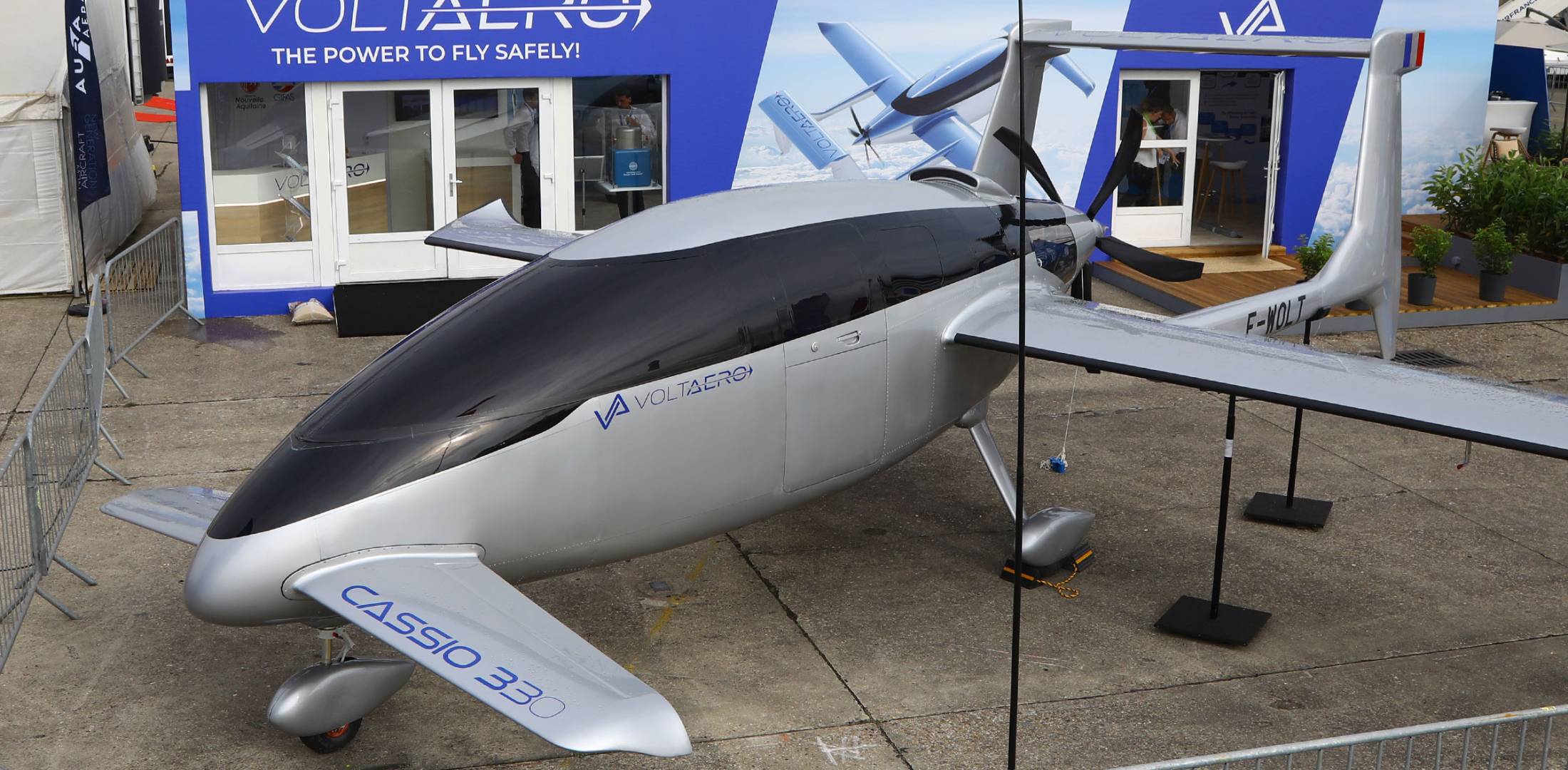 VoltAero Cassio 330 hybrid-electric aircraft.