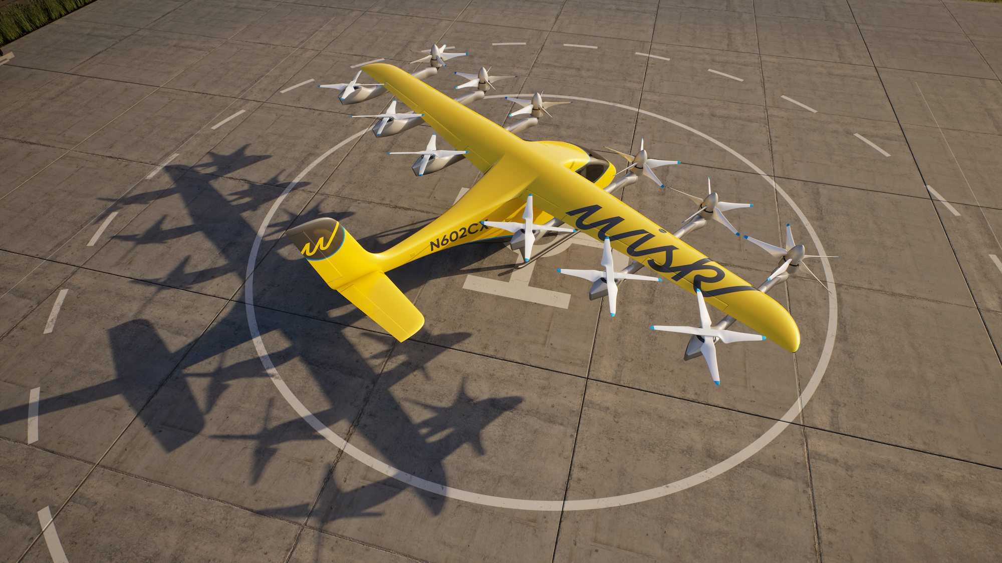 Wisk sixth-generation eVTOL aircraft