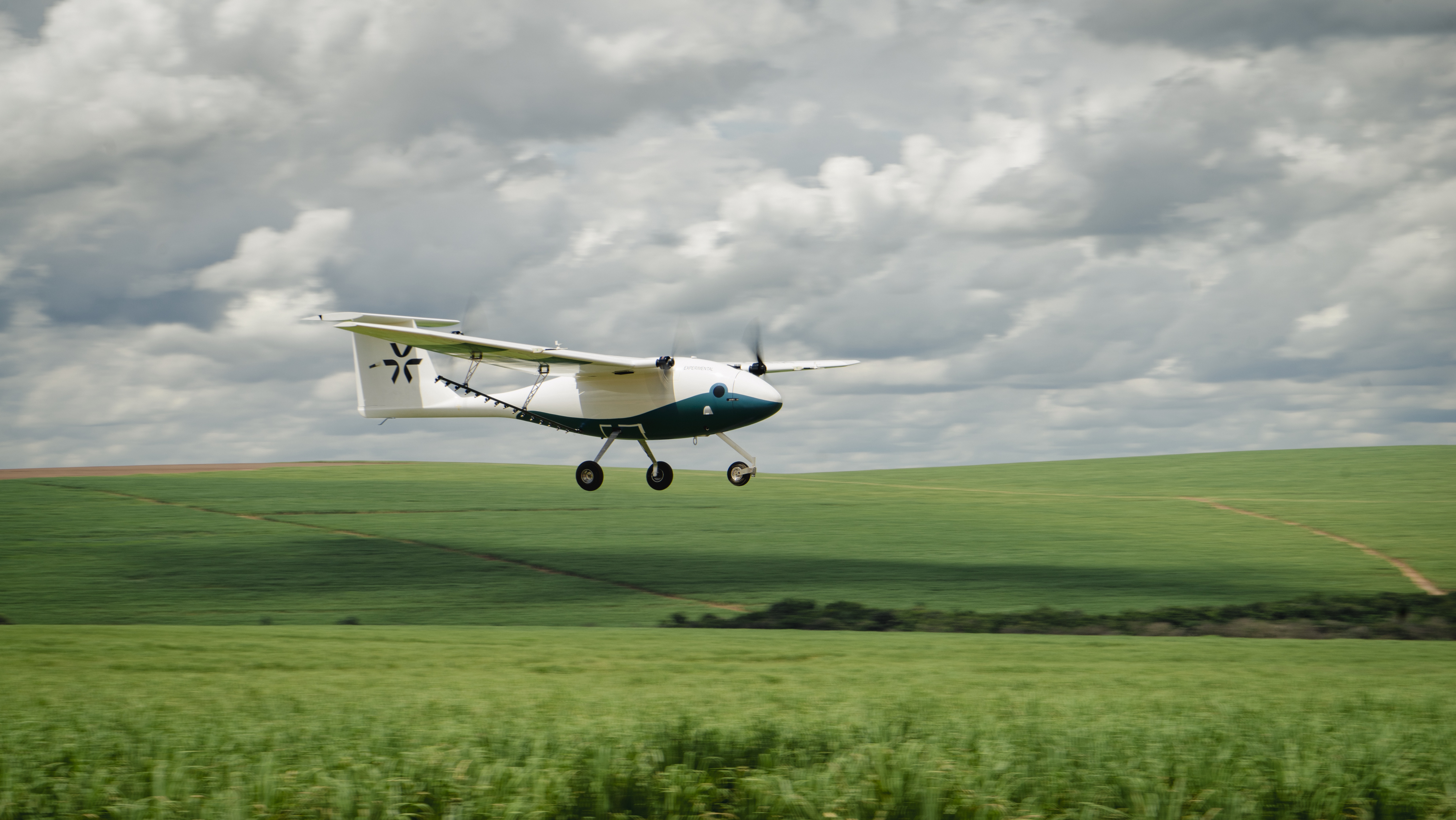 Pyka's Pelican autonomous crop-spraying aircraft can operate from a 450-feet landing strip.